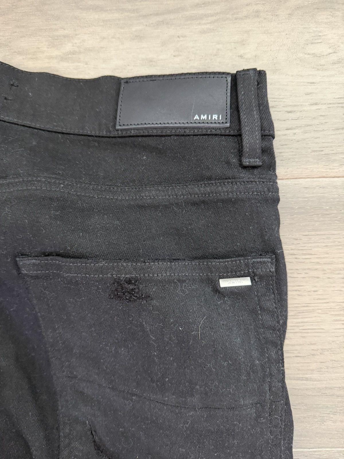 Amiri Amiri skinny stretch jet black jeans size 34 Size US 34 / EU 50 - 3 Thumbnail