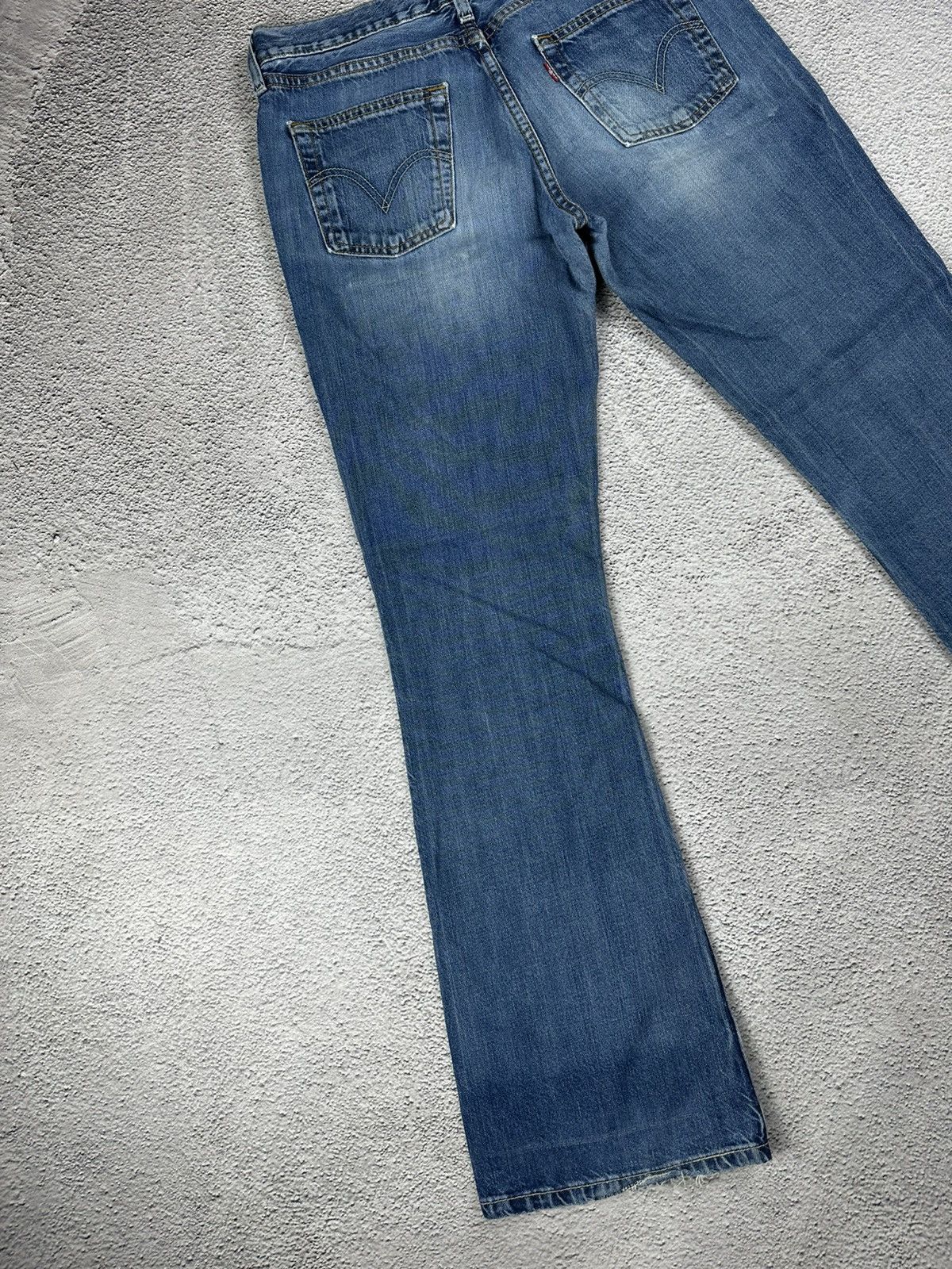 Levi's Vintage Clothing Vintage Levi’s 529 03 Baggy Bootcut Washed Denim Blue Jeans Size 32" / US 10 / IT 46 - 5 Thumbnail