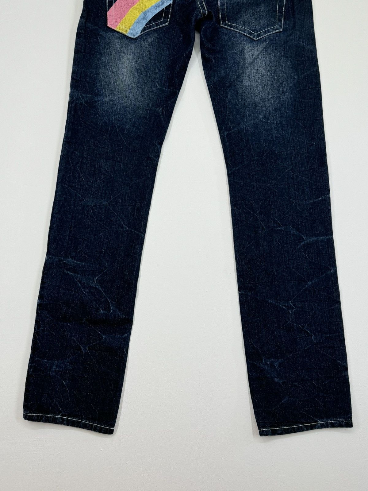 Designer × Japanese Brand × Vintage VTG VENCE DAICOCK PRINTED PATCHES DENIM Size US 30 / EU 46 - 11 Thumbnail