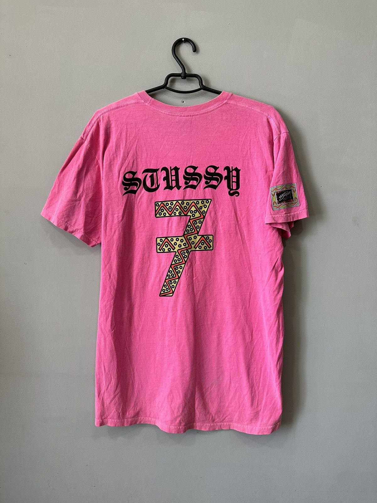 Stussy × Vintage Stussy 7 number print y2k Trapper tee Size US L / EU 52-54 / 3 - 1 Thumbnail