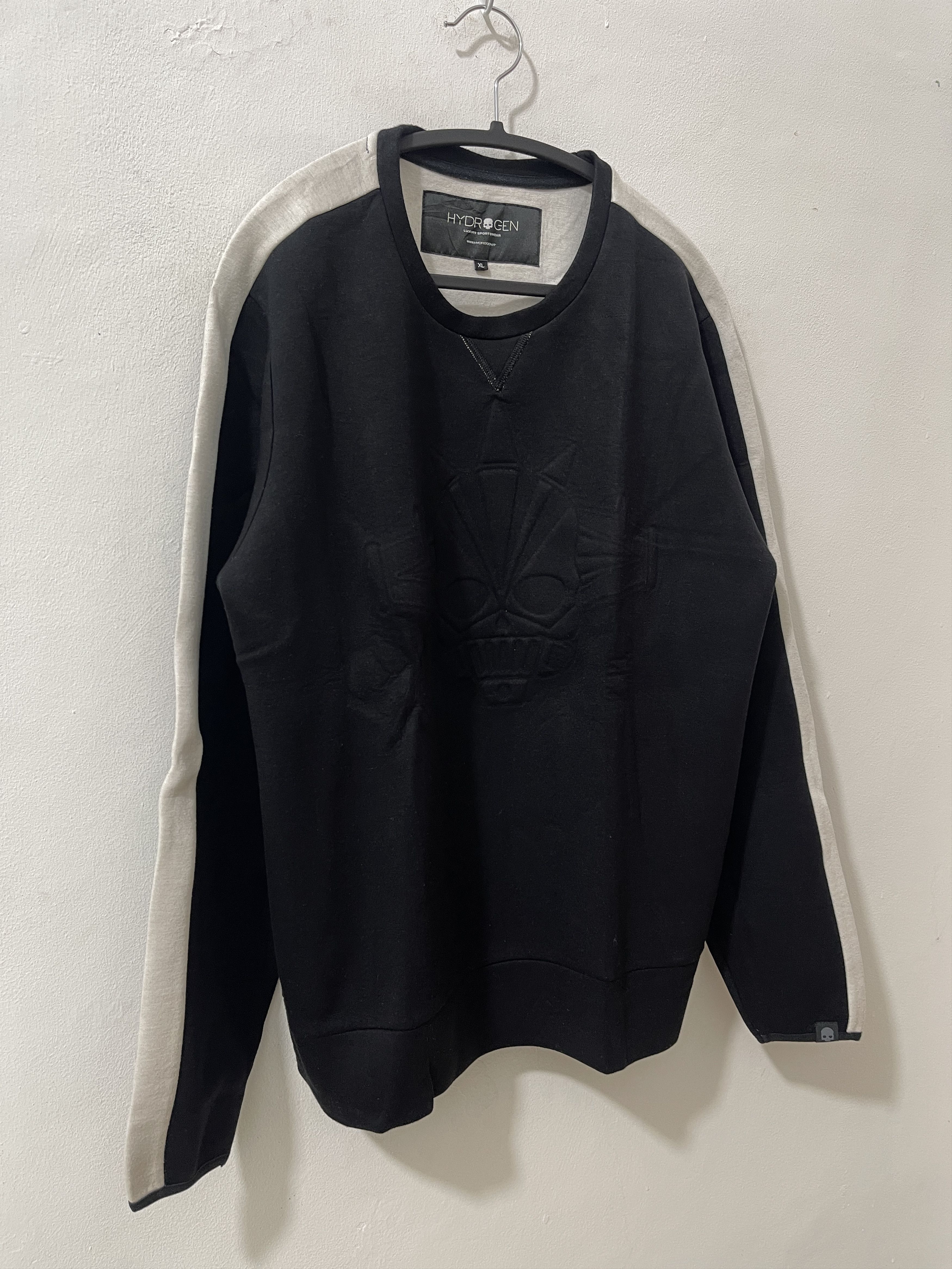 HYDROGEN Hydrogen Italy Archive Crazy 3d Skull Black Sweatshirts Size US XL / EU 56 / 4 - 3 Thumbnail