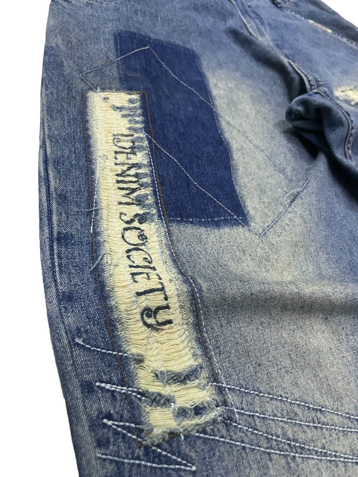 JNCO × Southpole Y2K Paco Baggy Massive Deconstructed Rap Hip Hop Jeans Denim Size US 30 / EU 46 - 9 Thumbnail