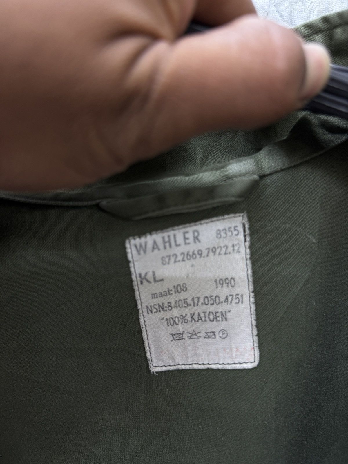 Vintage 🔥🔥💥STEALS VTG DUTCH ARMY JACKET Size US M / EU 48-50 / 2 - 8 Thumbnail