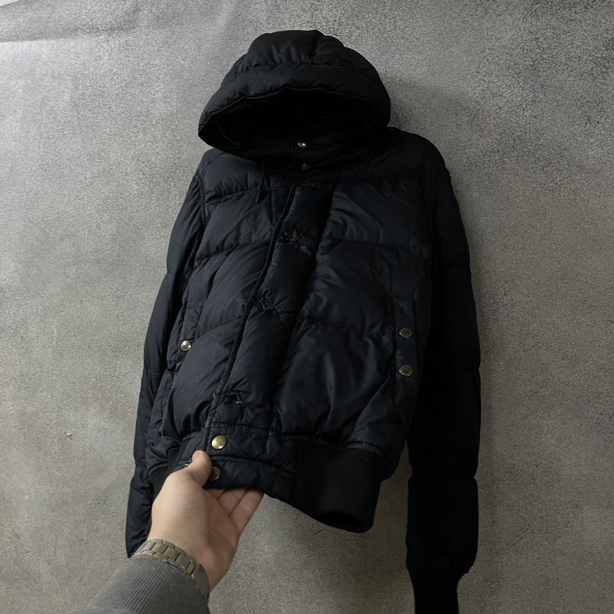 Moncler Vintage Moncler Puffer Jacket Blue Size US L / EU 52-54 / 3 - 11 Thumbnail