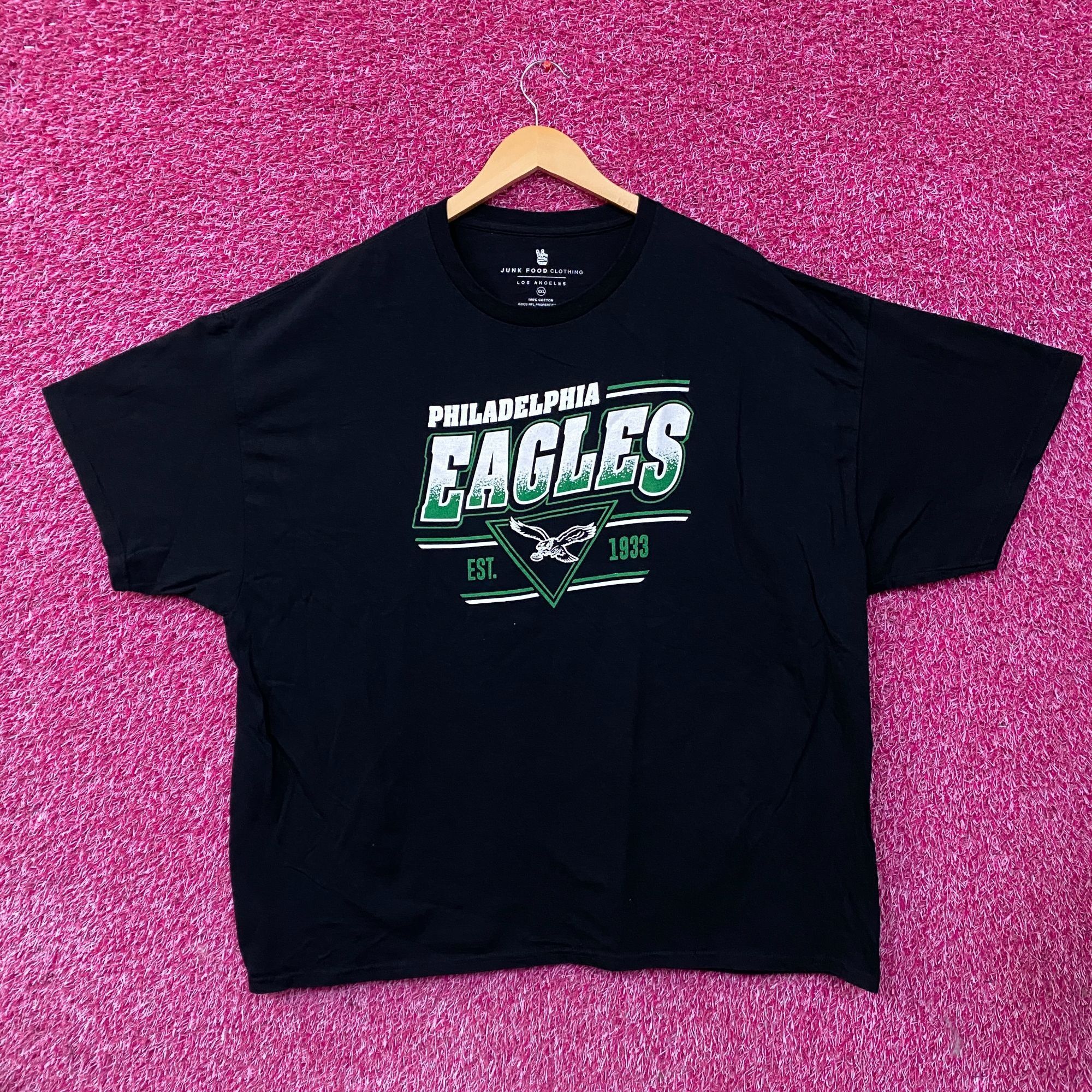 Junk Food NFL Junk Food Philadelphia Eagles Black Tshirt size 2XL Size US XXL / EU 58 / 5 - 1 Thumbnail
