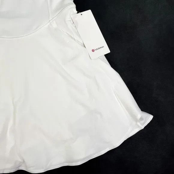 Lululemon NWT Lululemon Court Crush Tennis Dress Womens Size 6 White Size XS / US 0-2 / IT 36-38 - 5 Thumbnail