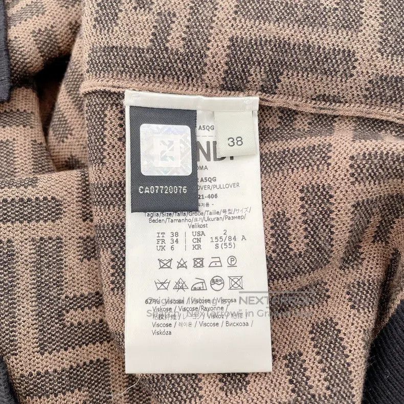 Fendi Fendi Monogrammed Knit Top Size XS / US 0-2 / IT 36-38 - 7 Thumbnail