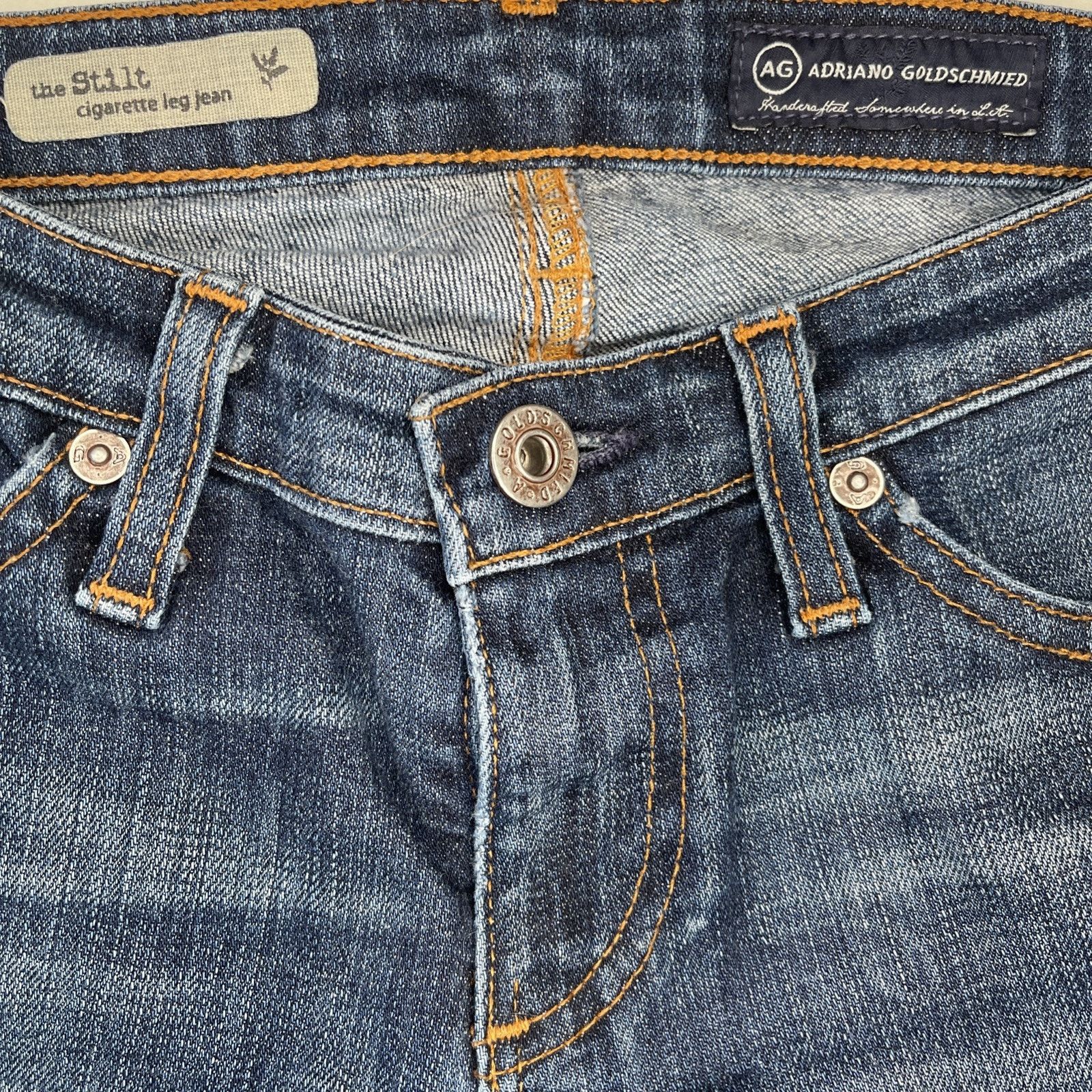 AG Adriano Goldschmied AG Adriana Goldschmied Stilt Cigarette Jeans Women’s 25R Size 25" / US 0 / IT 36 - 3 Thumbnail
