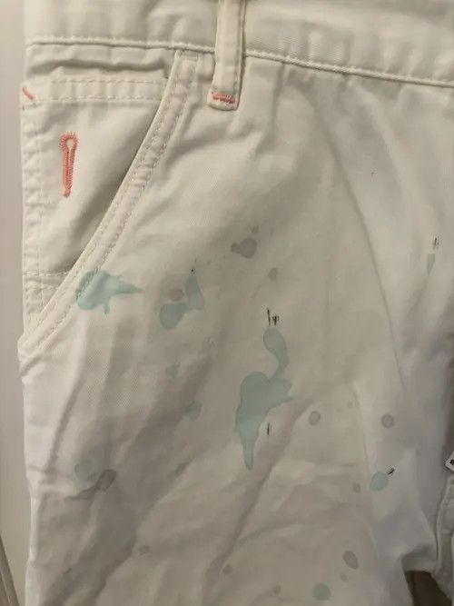 Acne Studios Acne Studios Painted denim trousers white multicolor Size US 32 / EU 48 - 4 Thumbnail