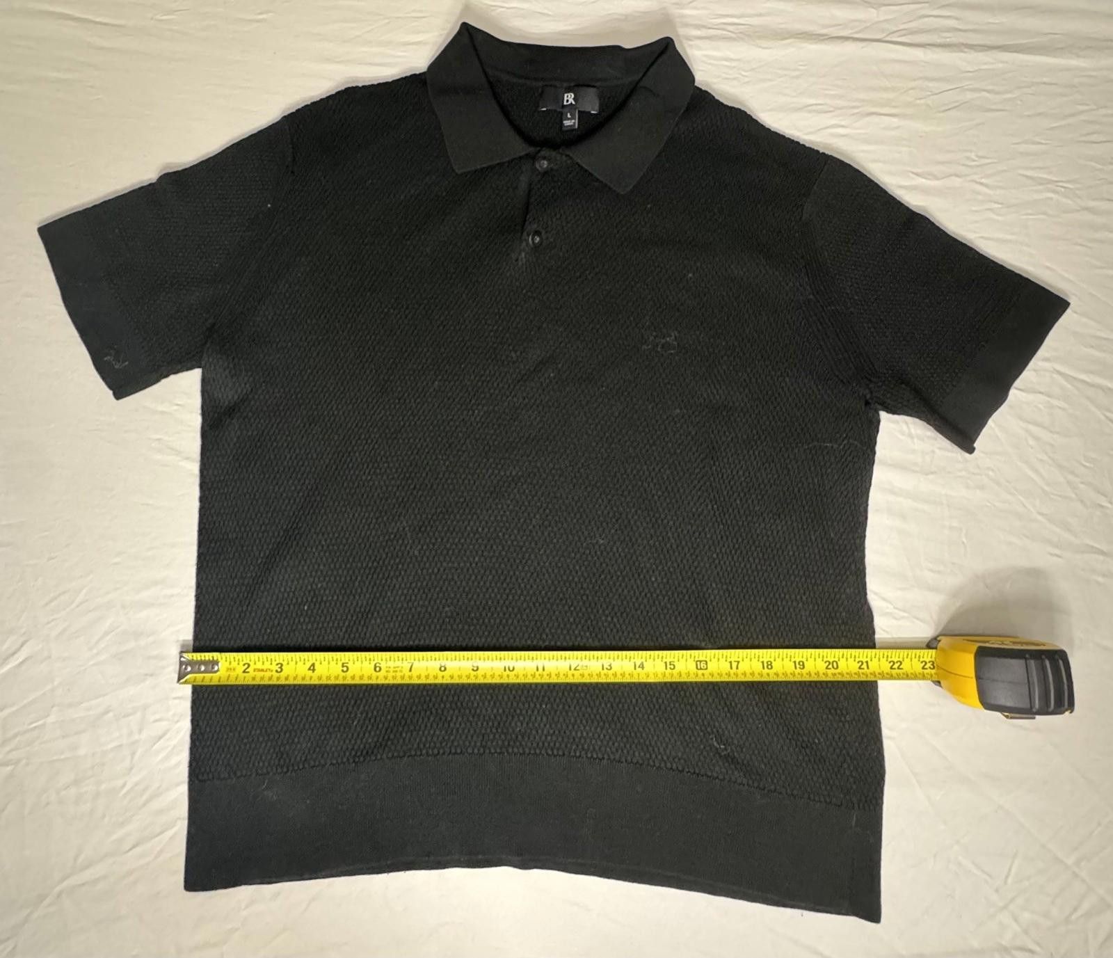 Banana Republic Banana Republic Mens Large Black Mesh Shirt Size US L / EU 52-54 / 3 - 2 Thumbnail