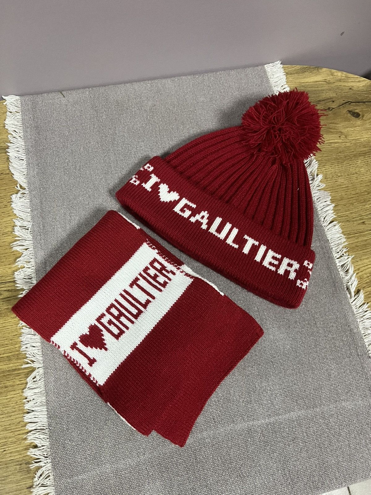 Jean Paul Gaultier RARE Vintage Hat & Scarf Jean Paul Gaultier Size ONE SIZE - 1 Thumbnail