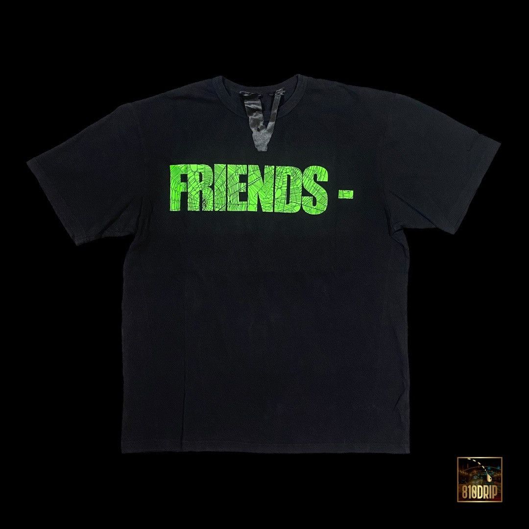 Vlone Vlone Unreleased Friends SpiderWeb Tee (L) Size US L / EU 52-54 / 3 - 2 Thumbnail