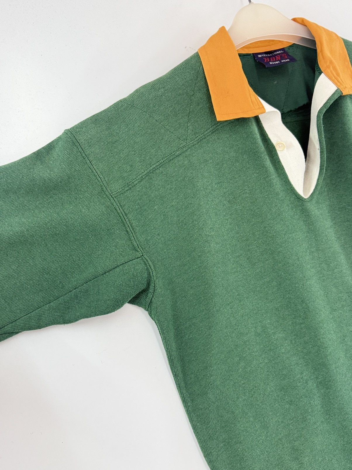 Vintage 🔥 Vintage 90's Han's Rugby Club Short sleeves Polo Shirt -XL Size US M / EU 48-50 / 2 - 7 Thumbnail