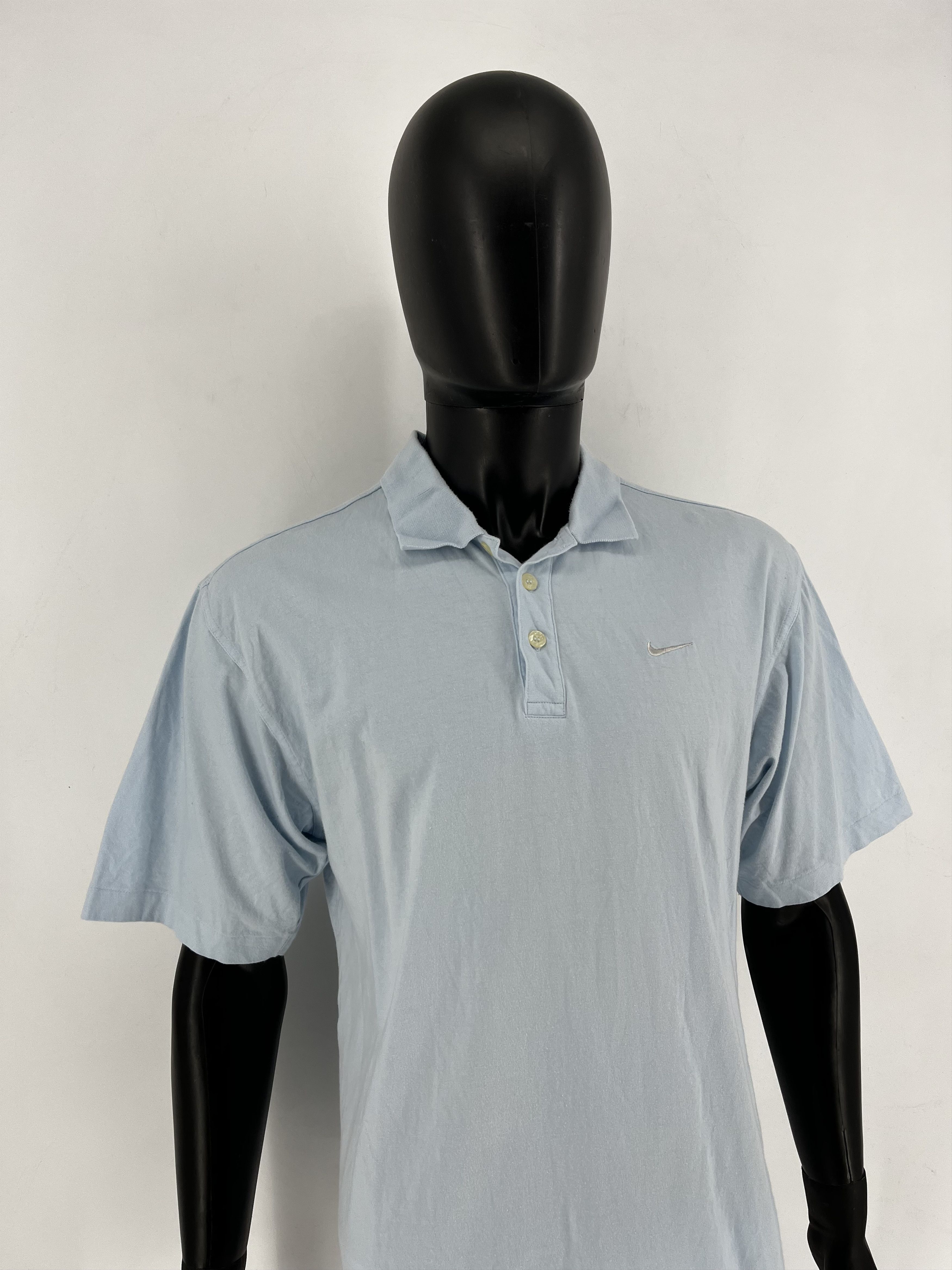 Nike Nike Men Solid Green Athletic Golf Short Sleeve Polo Shirt Size US M / EU 48-50 / 2 - 3 Thumbnail