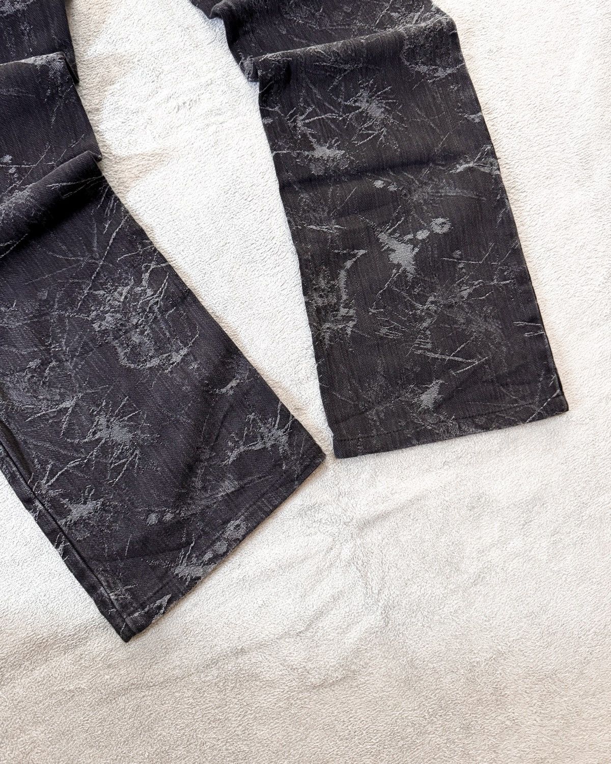 Other Printed Flared Denim Jeans Size US 30 / EU 46 - 11 Thumbnail