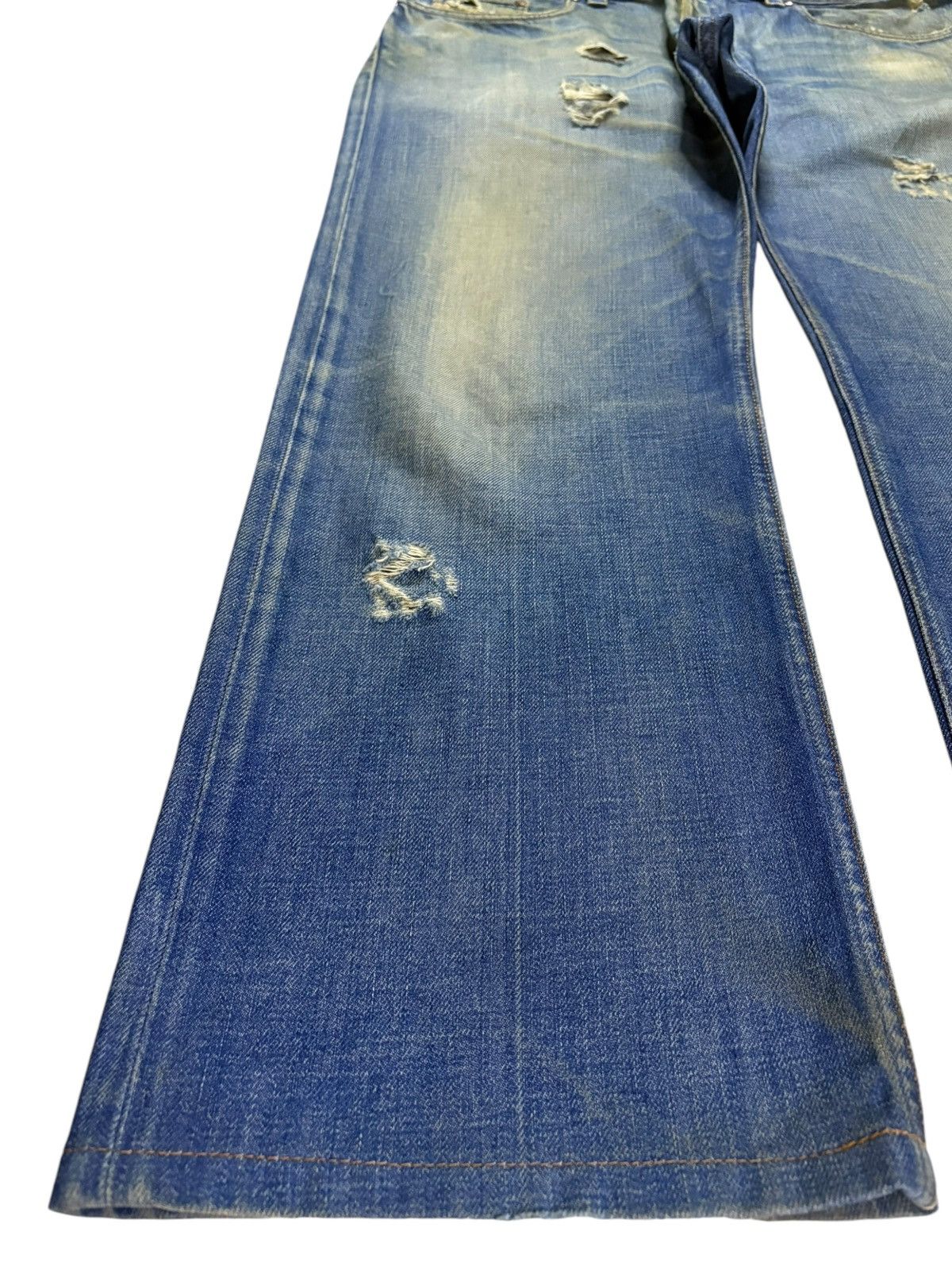 Diesel × Diesel Black Gold Vintage Italy Diesel Mud Wash Distressed Baggy Jeans Size US 36 / EU 52 - 6 Thumbnail