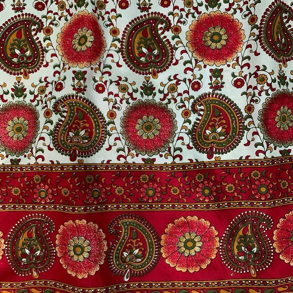 Designer Pre Owned Red Hand Made Blouse L Size L / US 10 / IT 46 - 5 Thumbnail
