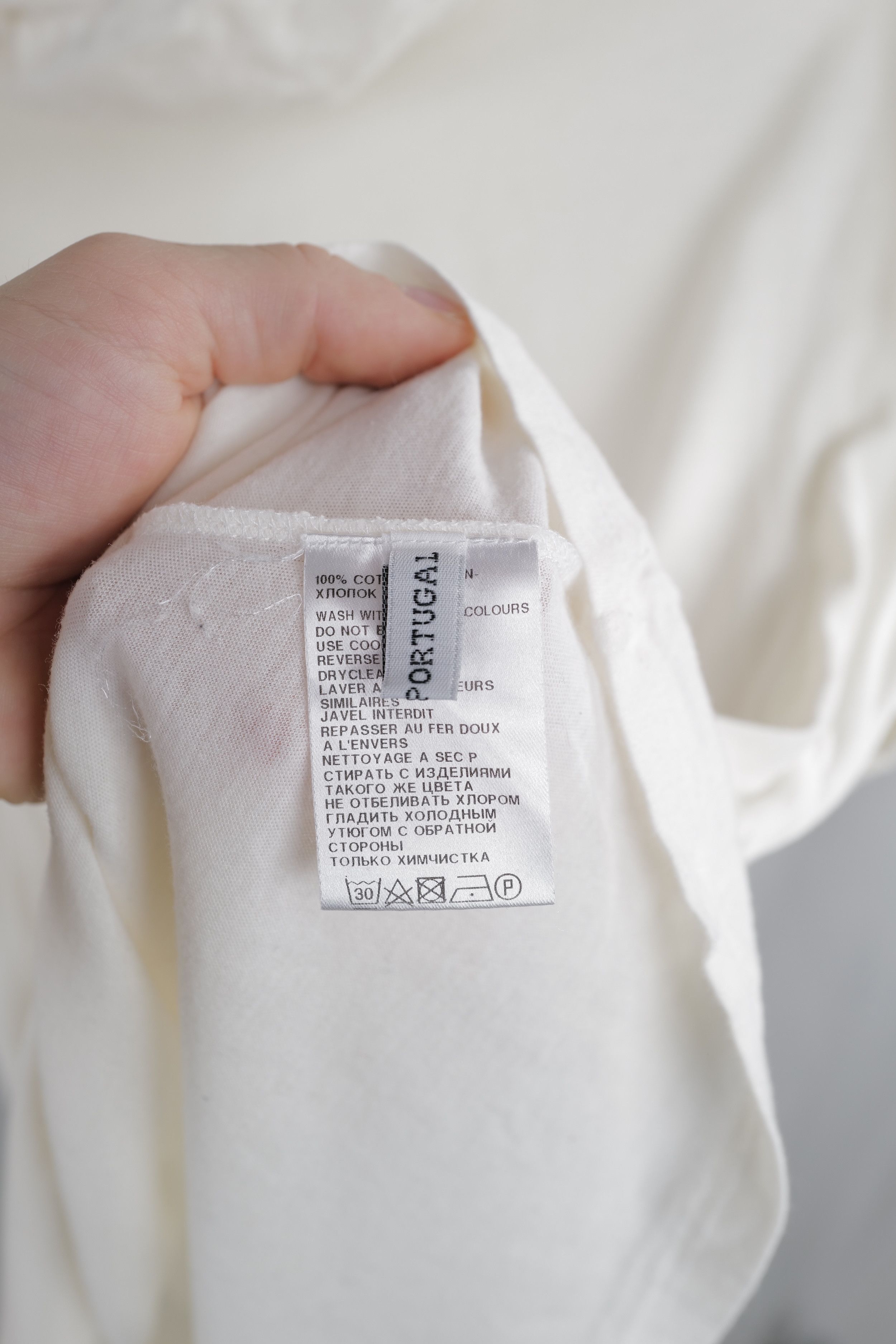 Ann Demeulemeester Ann Demeulemeester t-shirt with neck detail Size US XS / EU 42 / 0 - 17 Thumbnail