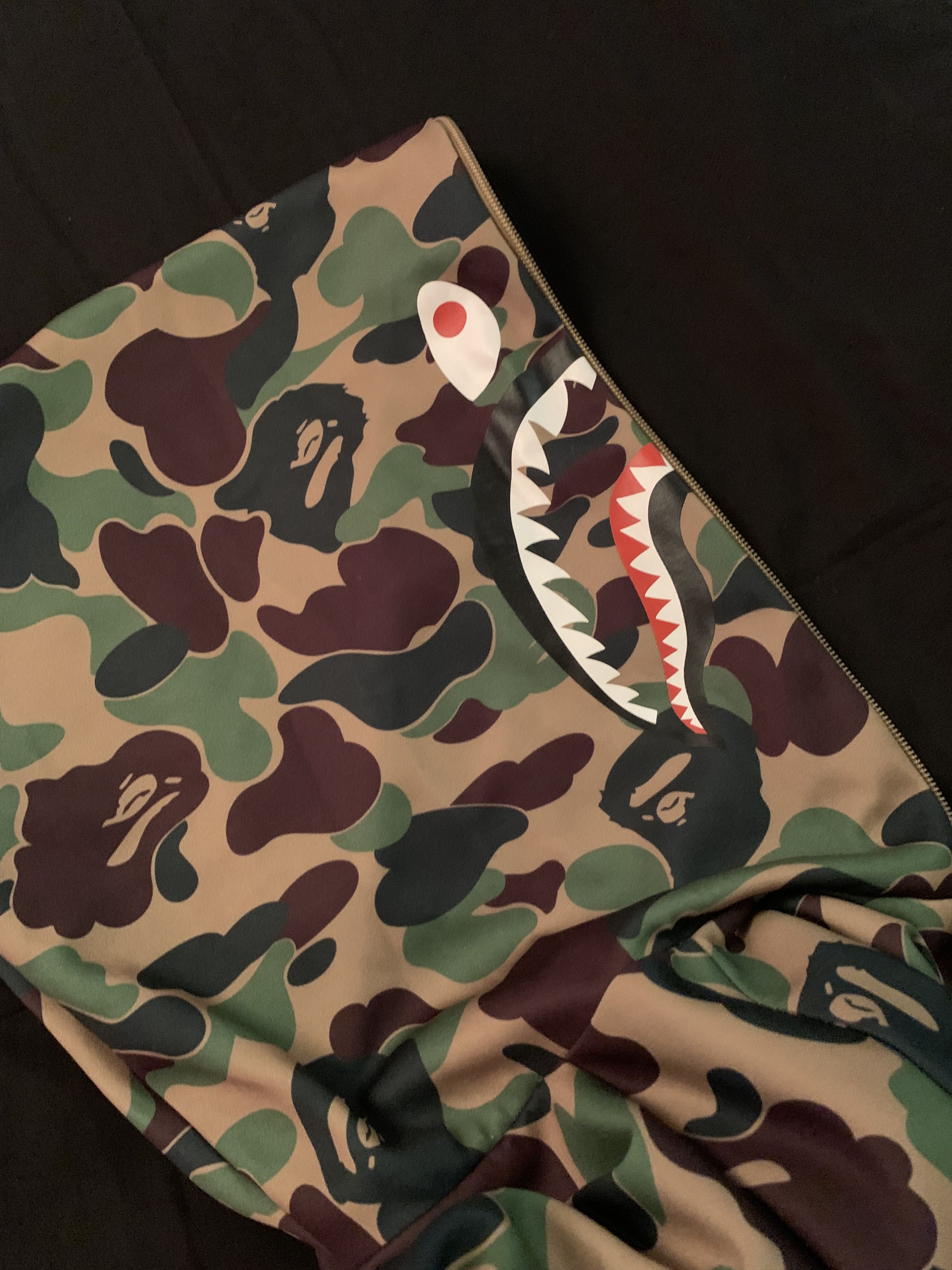Bape Bape x Adidas Shark Hoodie Size US L / EU 52-54 / 3 - 7 Thumbnail