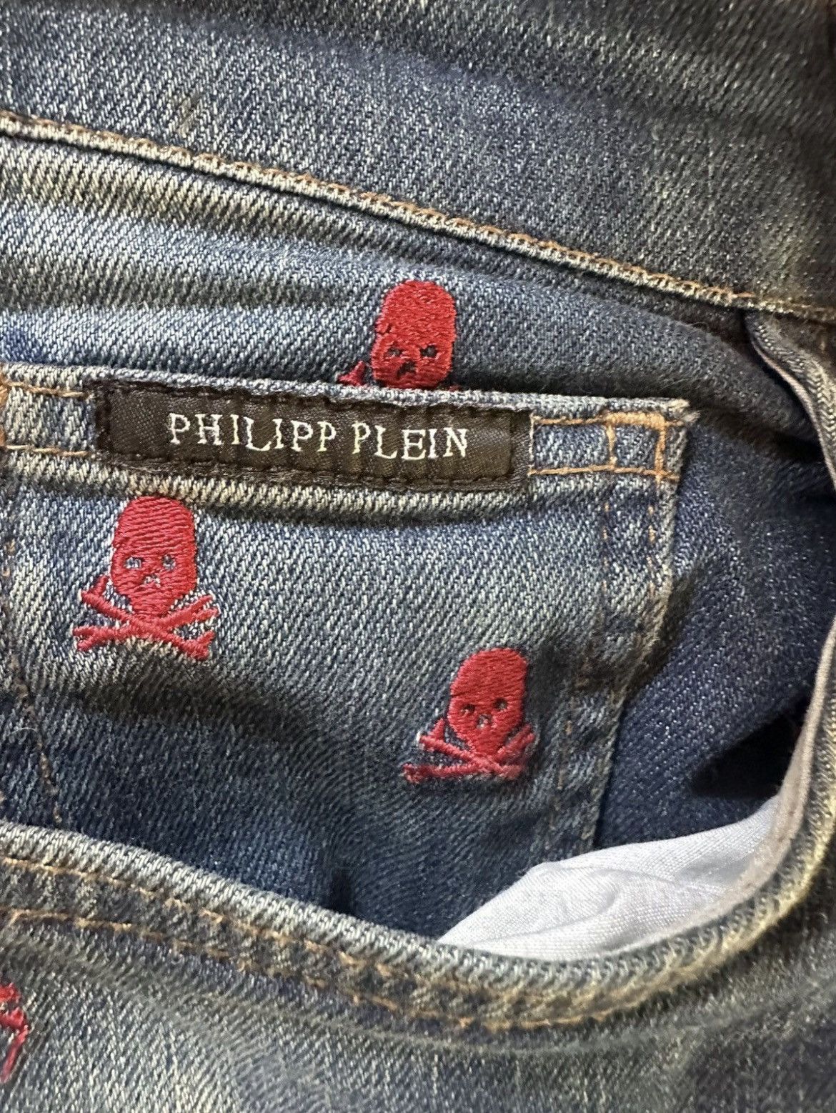 Philipp Plein Phillip Plein Illegal Fight ClubUnited Warriors Skull Denim Size US 30 / EU 46 - 3 Thumbnail