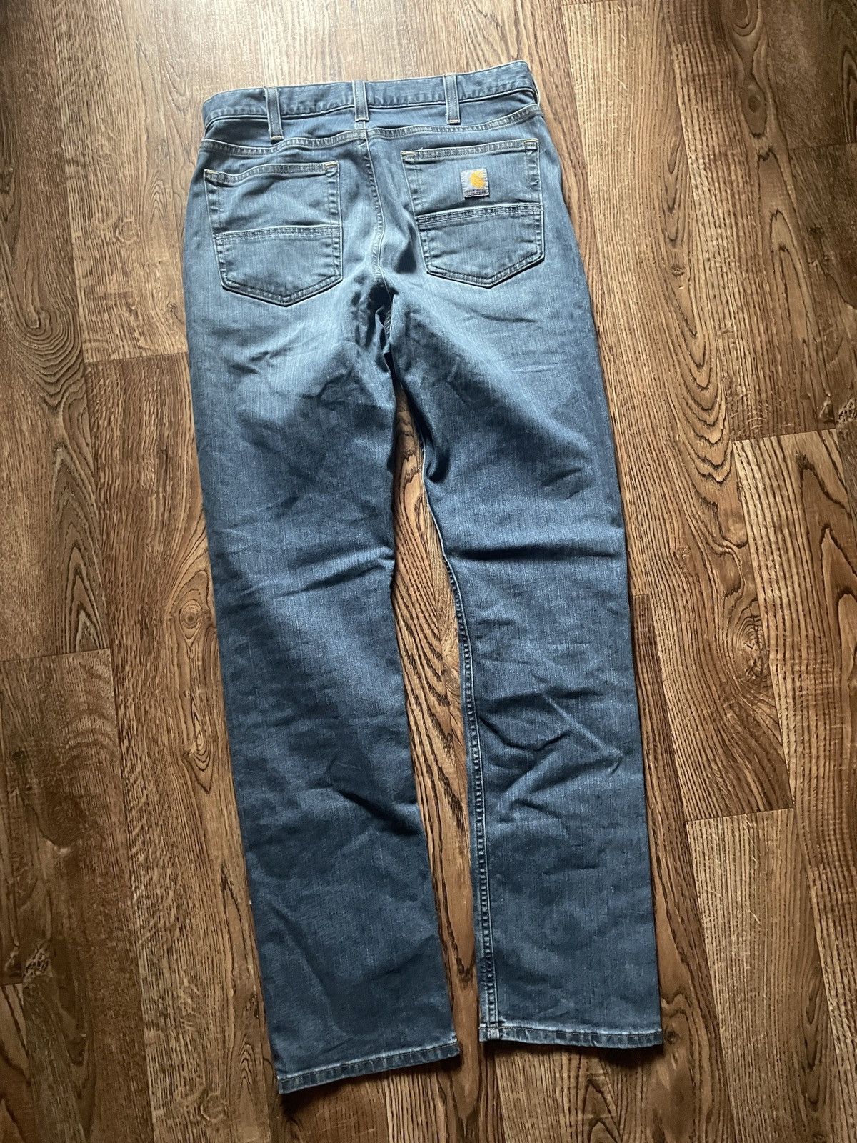 Carhartt Vintage Carhartt Jeans Mud Washed Baggy Faded 90s Japanese Size US 32 / EU 48 - 2 Thumbnail