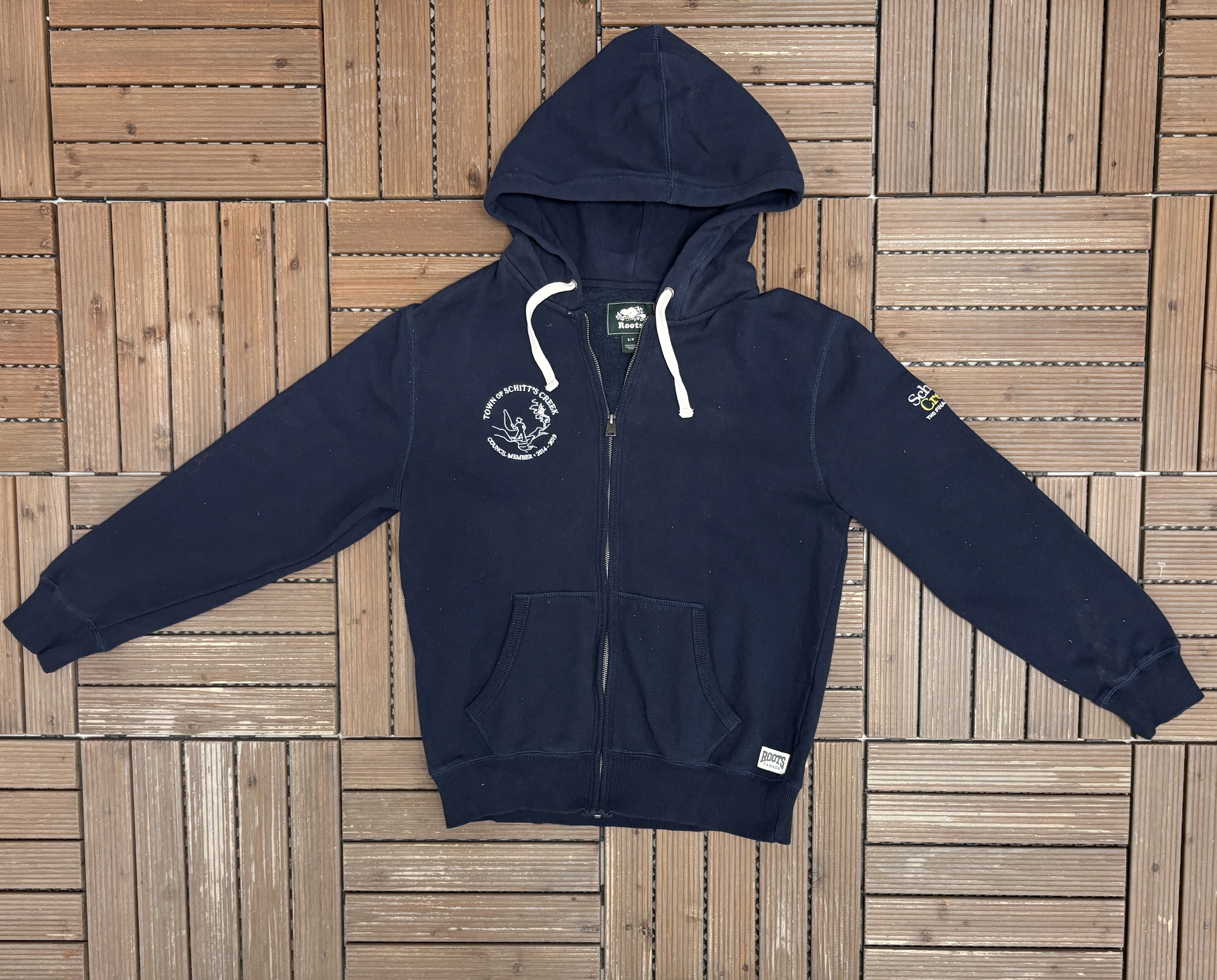 Roots Schitt's Creek Council Member Embroidered Vintage Hoodie Size US S / EU 44-46 / 1 - 5 Thumbnail