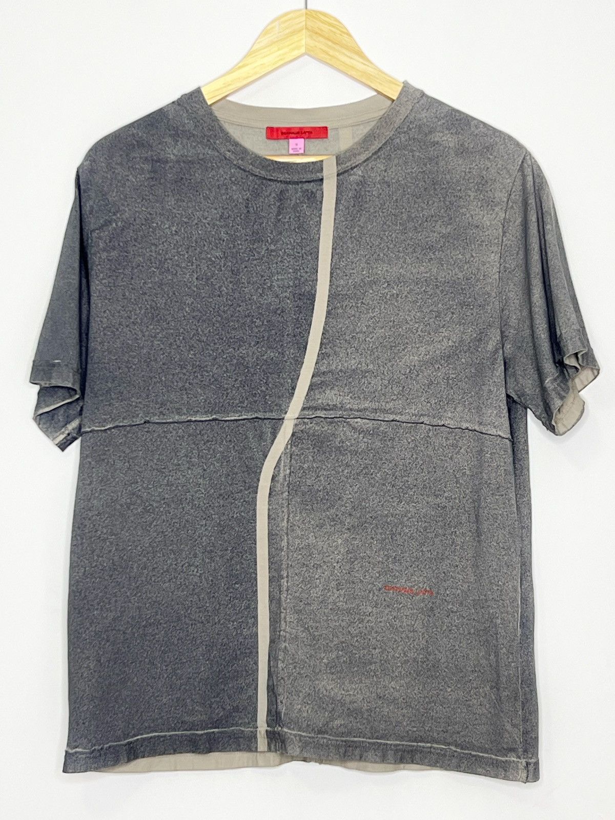 ECKHAUS LATTA LAPPED TEE IN CANVAS