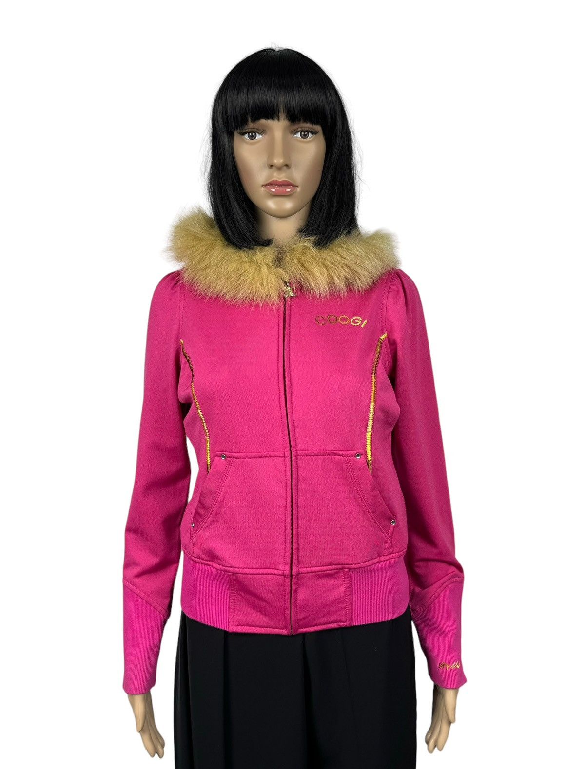 Coogi Coogi Australia Zip Jacket Hooded Fur Trim size S Size S / US 4 / IT 40 - 1 Thumbnail