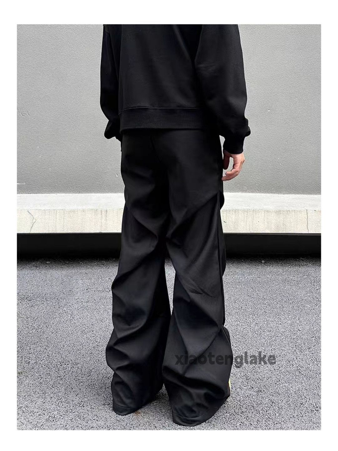 Designer × Japanese Brand × Vintage utility loose baggy pleated yuppie bootcut flared pants Size US 32 / EU 48 - 3 Thumbnail