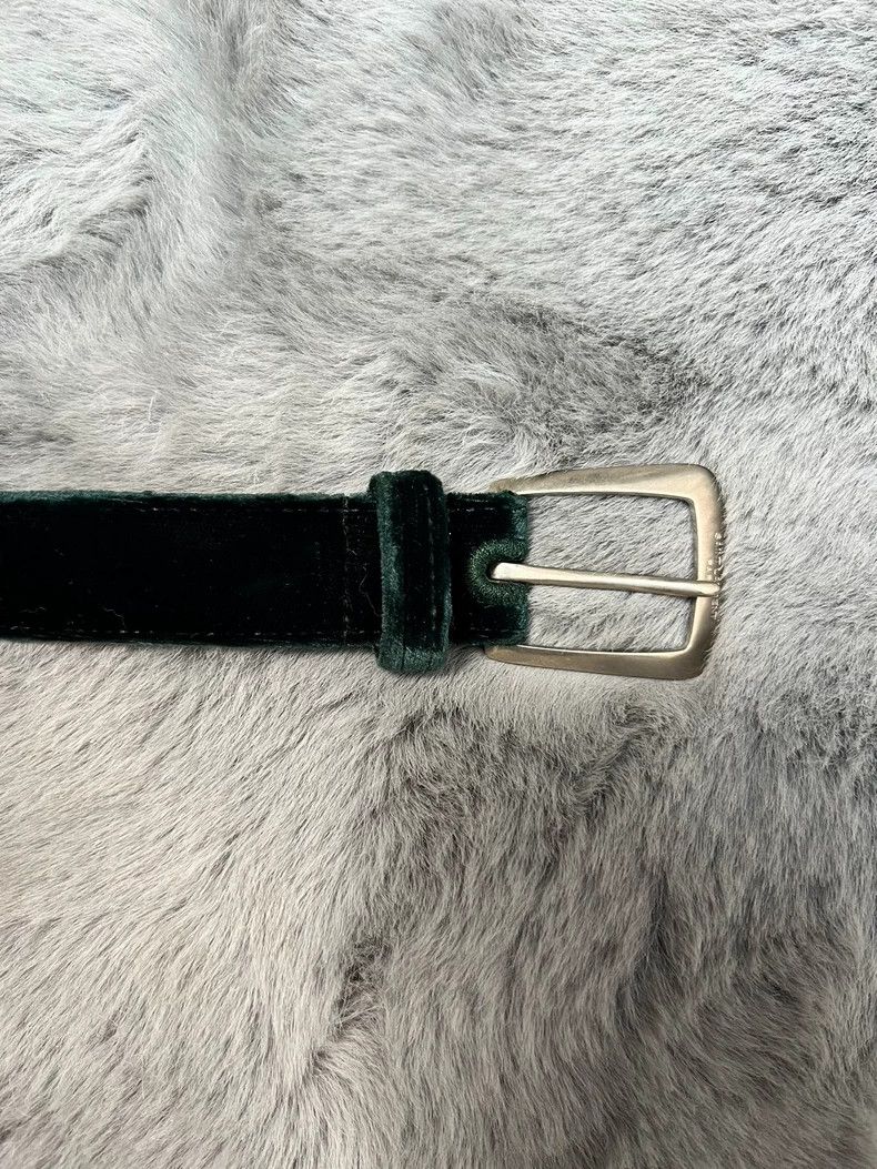Saint Laurent Paris Saint Laurent Paris Fall/Winter 16 Green Velvet Patchwork Size ONE SIZE - 3 Thumbnail