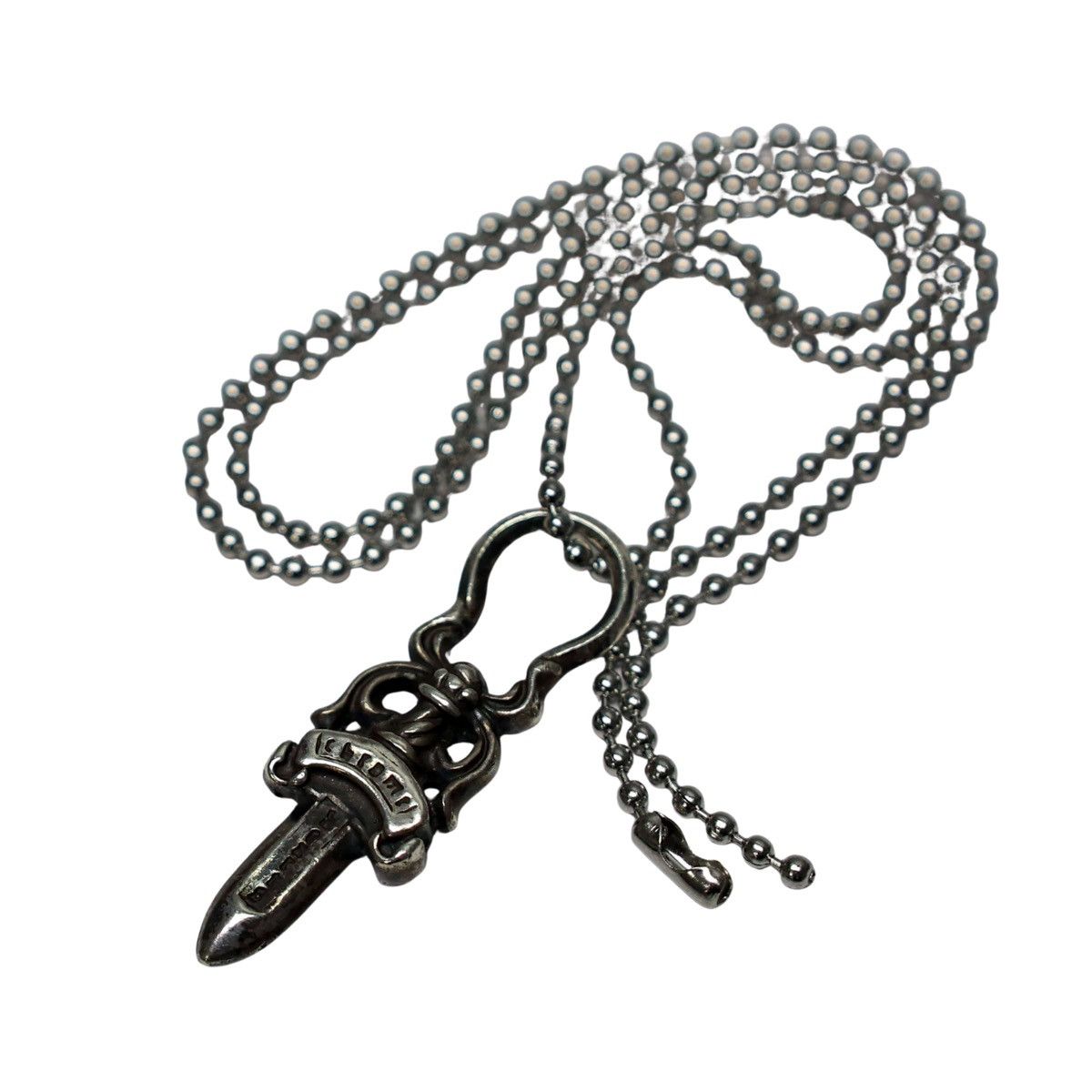 Chrome Hearts Chrome Hearts Dagger Zipper Pendant Ball Chain Necklace 925 Size ONE SIZE - 2 Thumbnail