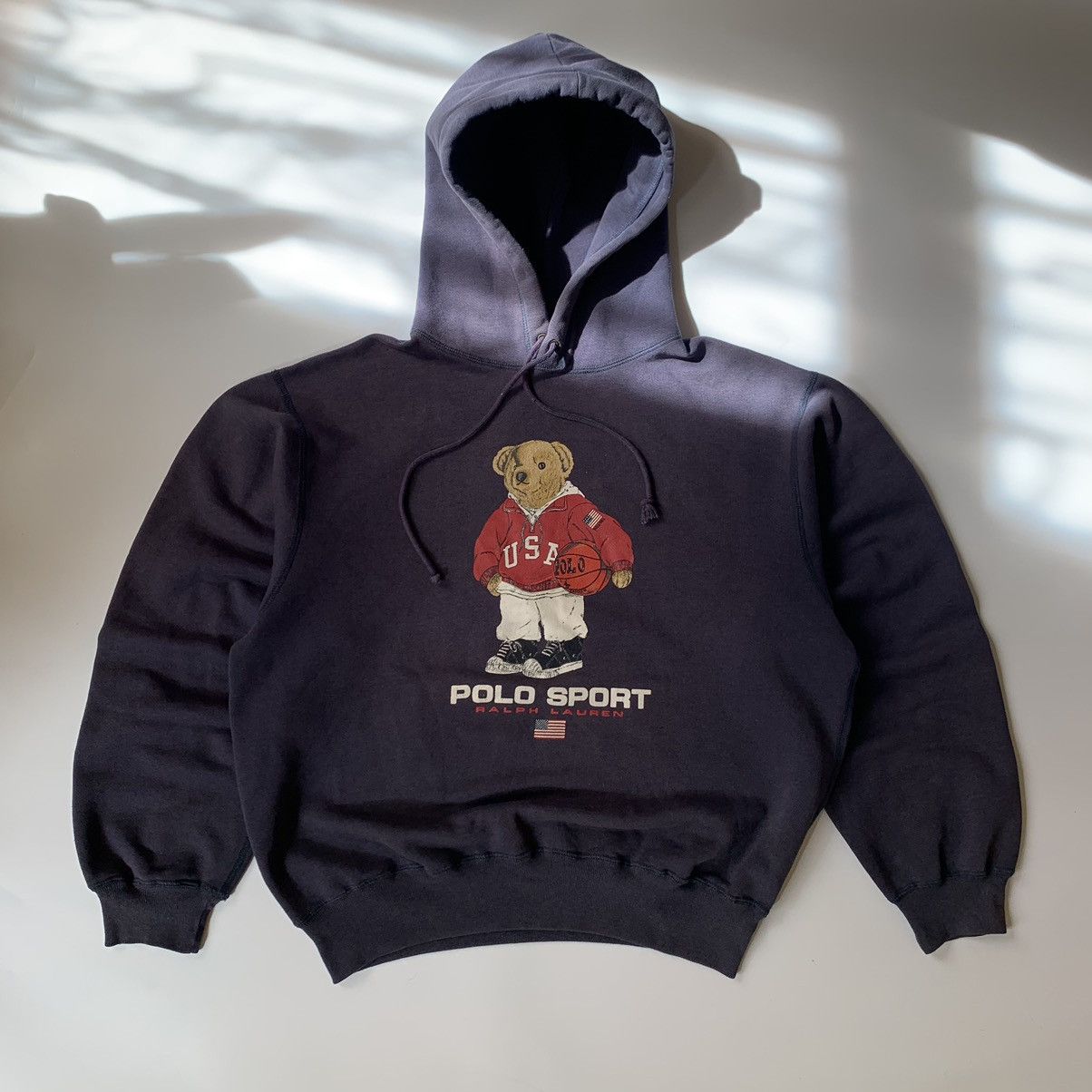 VINTAGE POLO BEAR USA BY POLO SPORT RALPH LAUREN HOODIE
