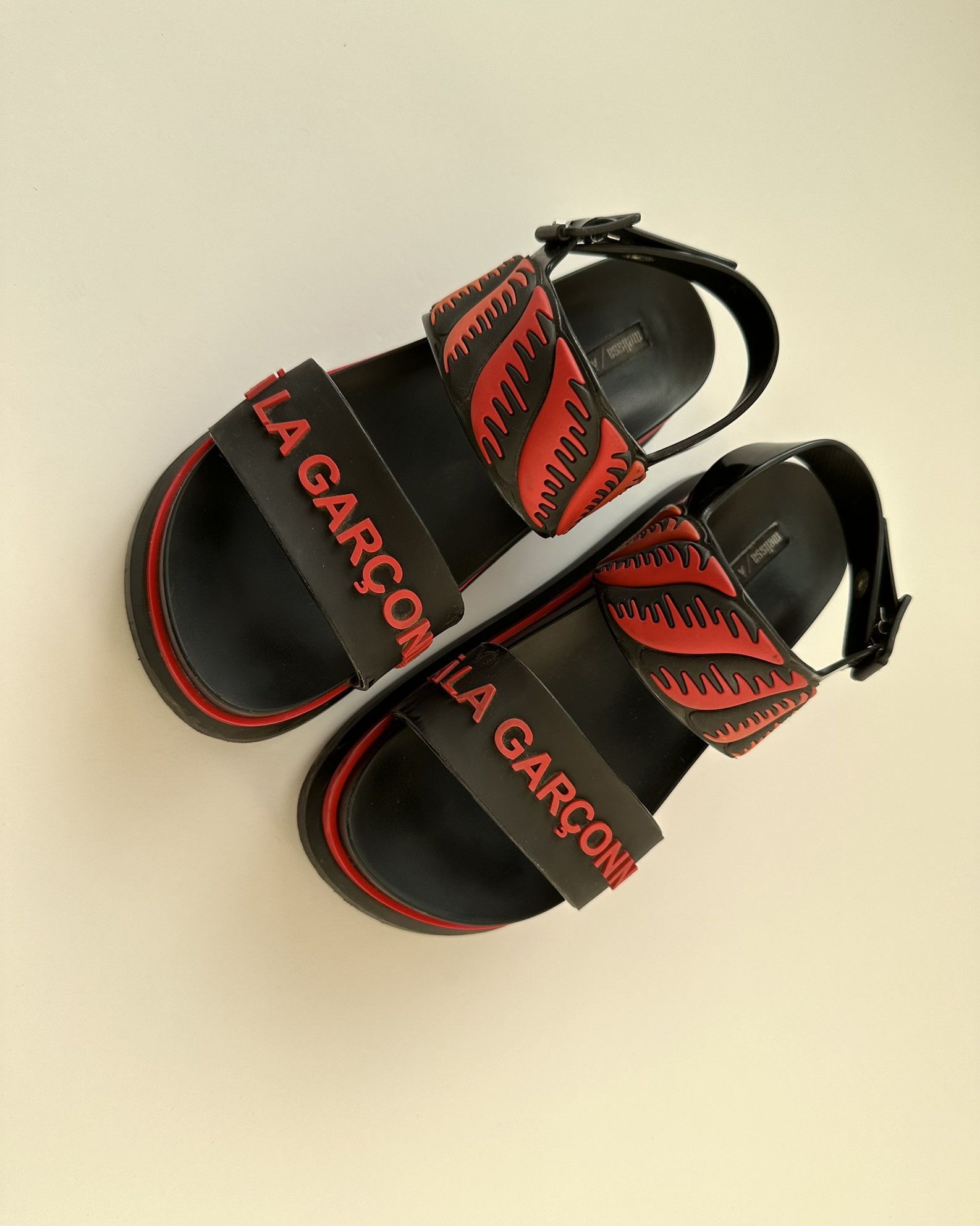 Melissa Melissa x À La Garçonne — Platform red and black Sandals Size US 6 / IT 36 - 2 Thumbnail