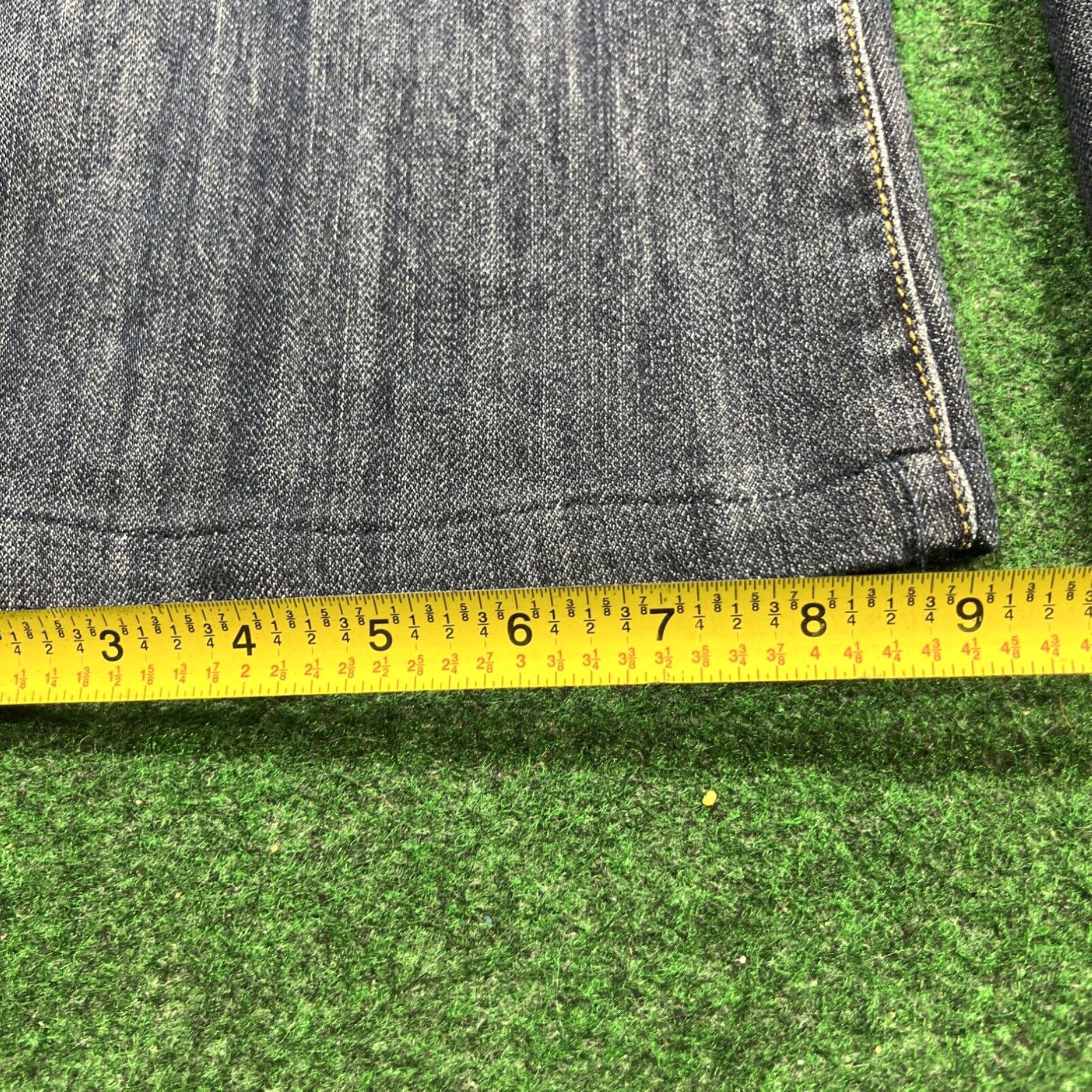 Vintage Salt Works Jeans Womens Size 10P Blue New York City Mid Rise Boot Dark Wash Size 32" / US 10 / IT 46 - 7 Thumbnail