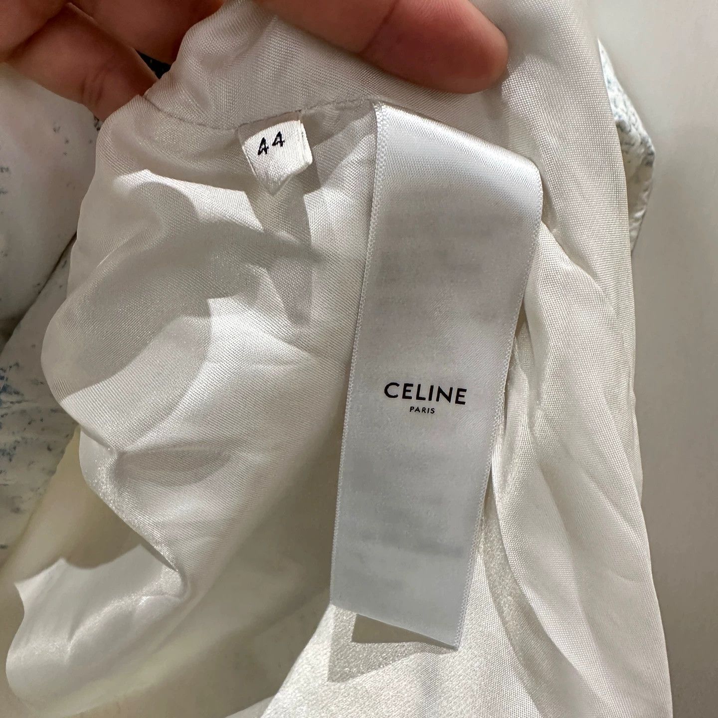 Celine Celine mar658 plant-pattern slogan hooded sun jkt 44 Size M / US 6-8 / IT 42-44 - 4 Thumbnail