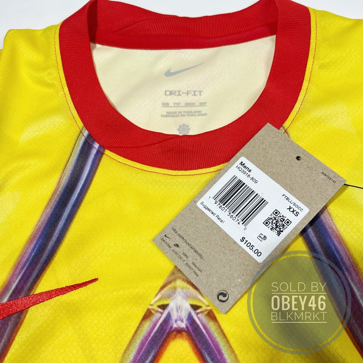 Nike Nike x EAFC Stadium Soccer Jersey Dream Shirt Air Tailwind Size US XXS / EU 40 - 2 Thumbnail