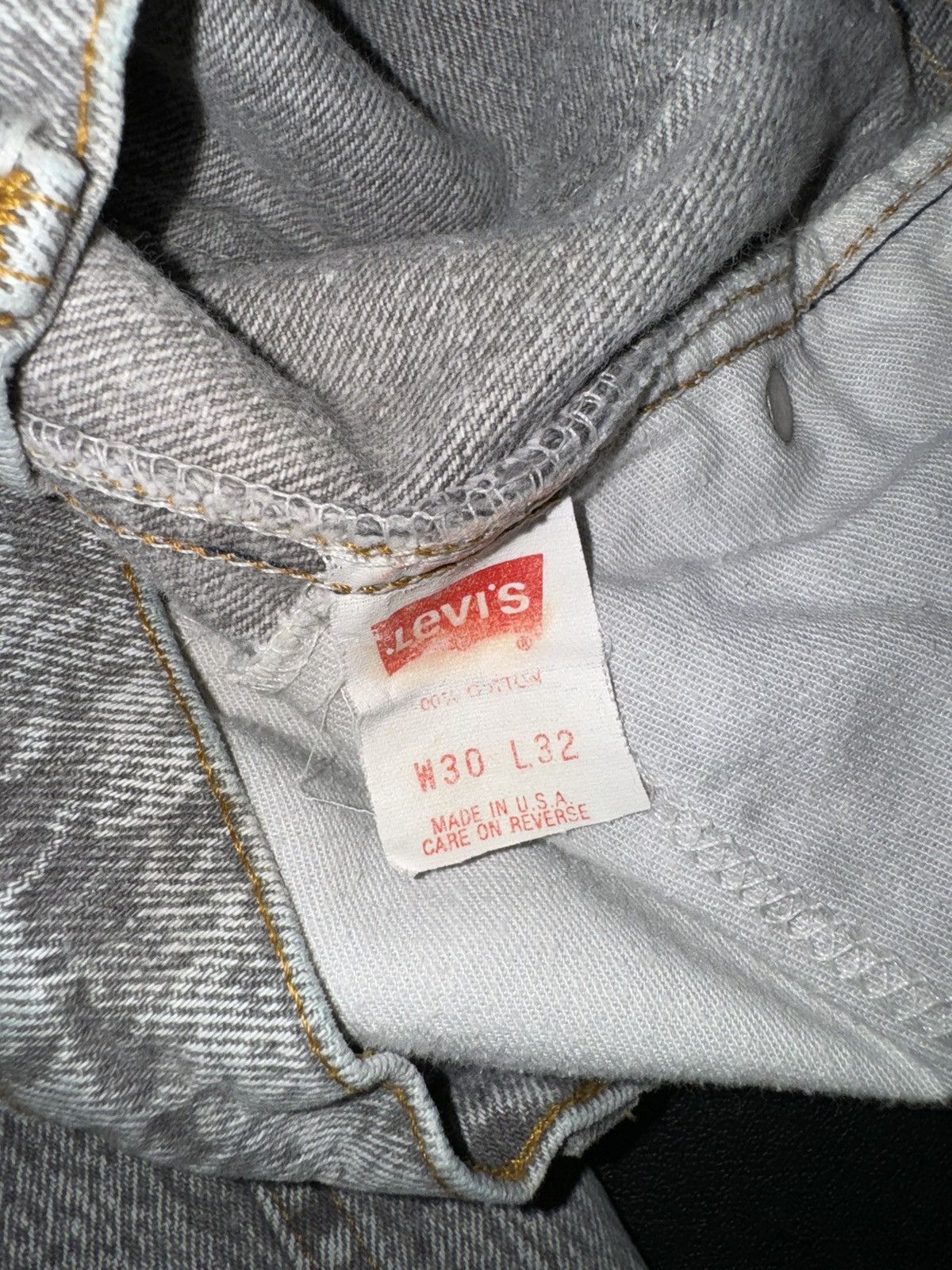 Levi's × Vintage Crazy Vintage 90s Levi’s Silver Tab Jeans Faded Grey Denim Size US 29 - 9 Thumbnail