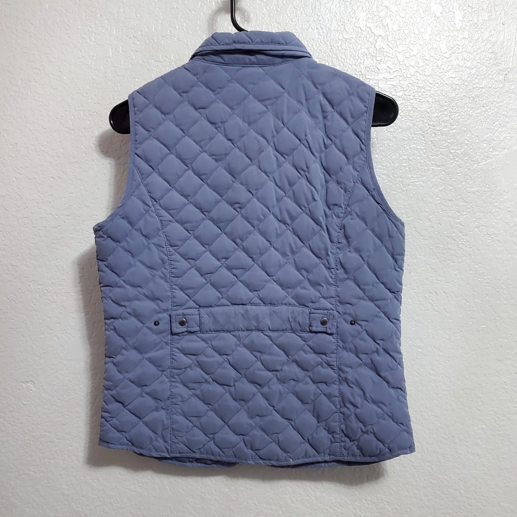 Eddie Bauer Eddie Bauer Vest Women S Blue Diamond Quilted Goose Down Full Zip Outdoor Vest Size S / US 4 / IT 40 - 2 Thumbnail