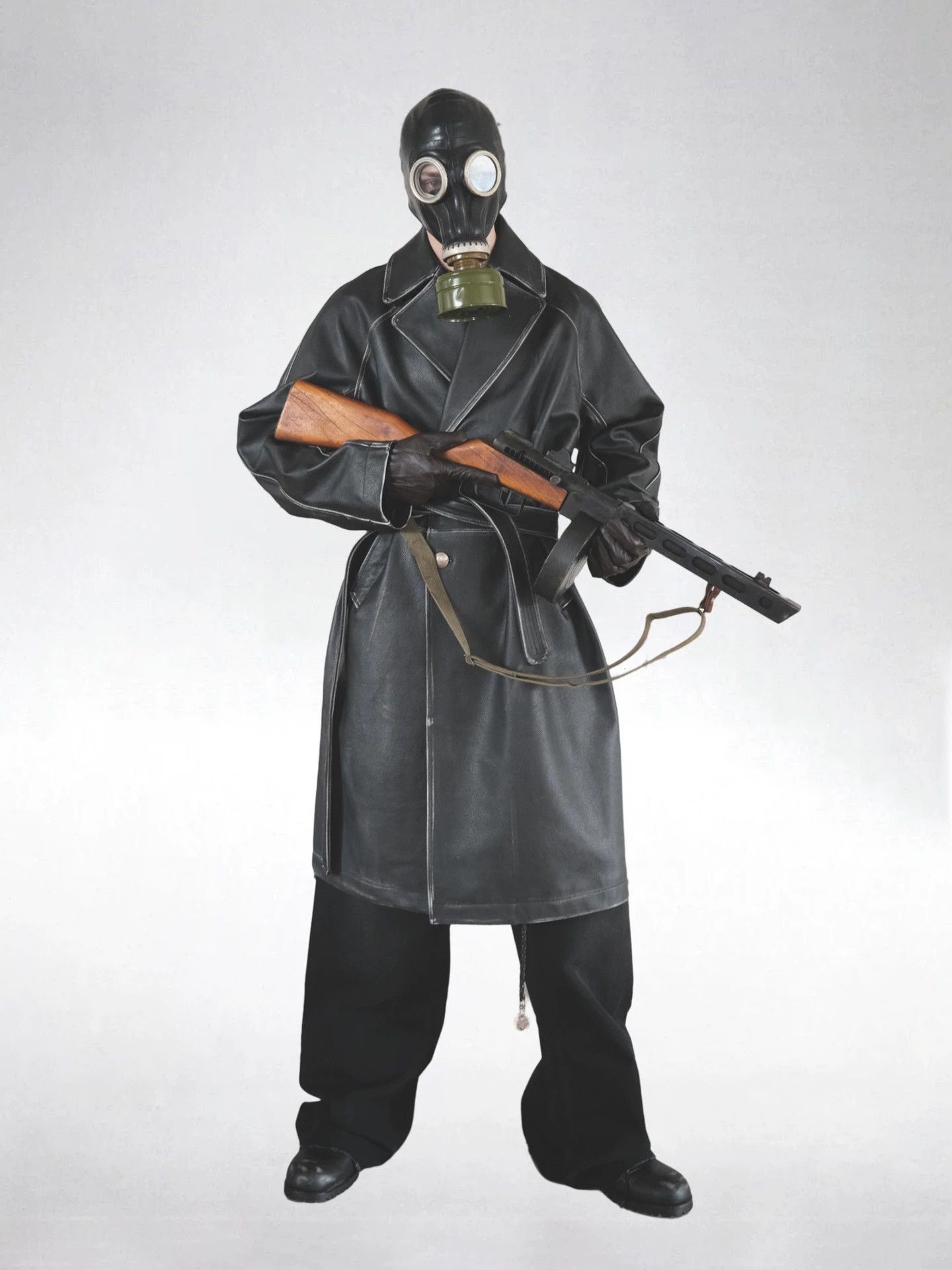 Other UNKNOWNWORLD Vintage Distressed Cowhide Trench Coat Size US S / EU 44-46 / 1 - 9 Thumbnail