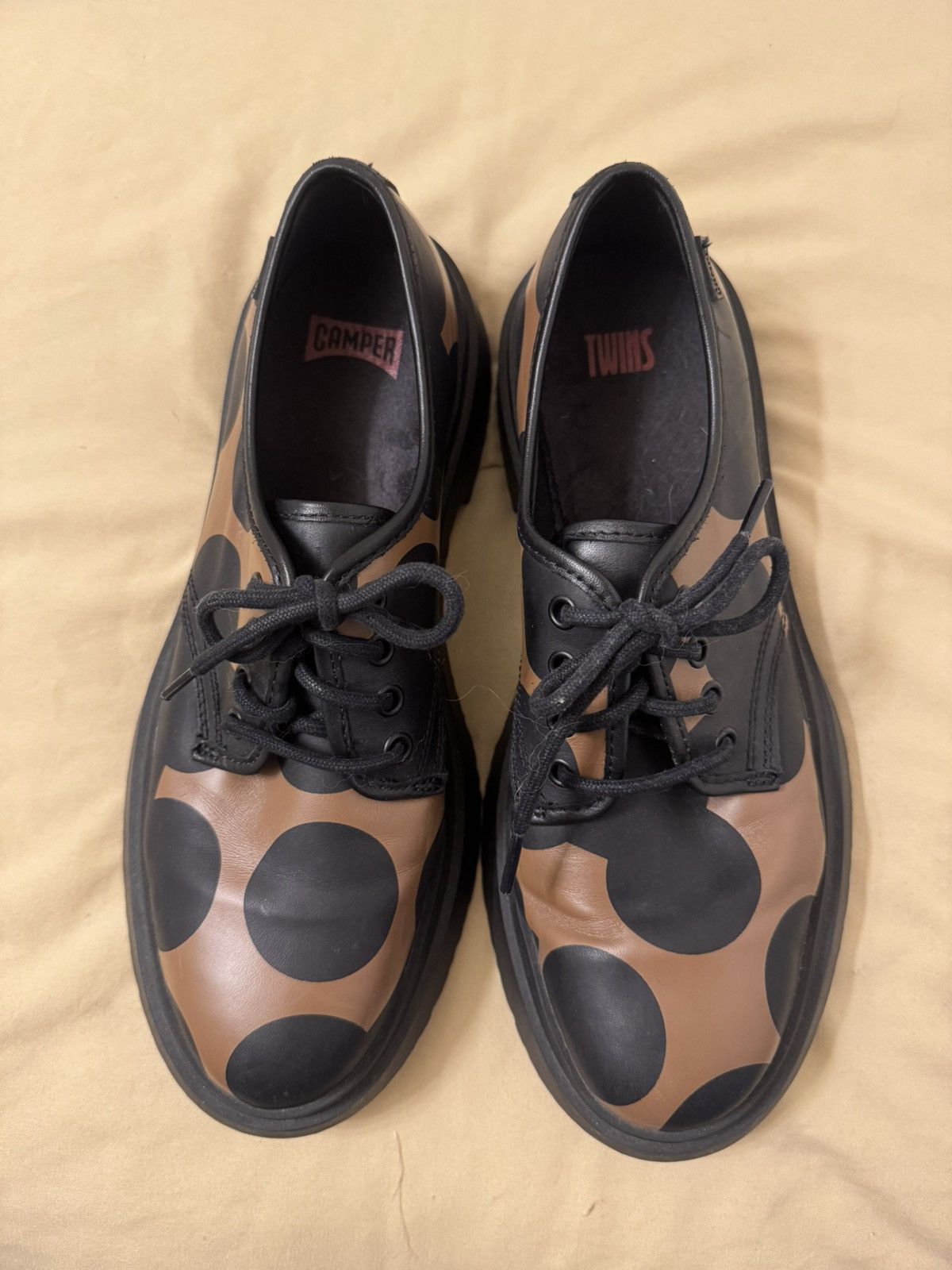 Camper Camper Walden Twins polka-dot print Derbies Size US 11 / IT 41 - 1 Thumbnail