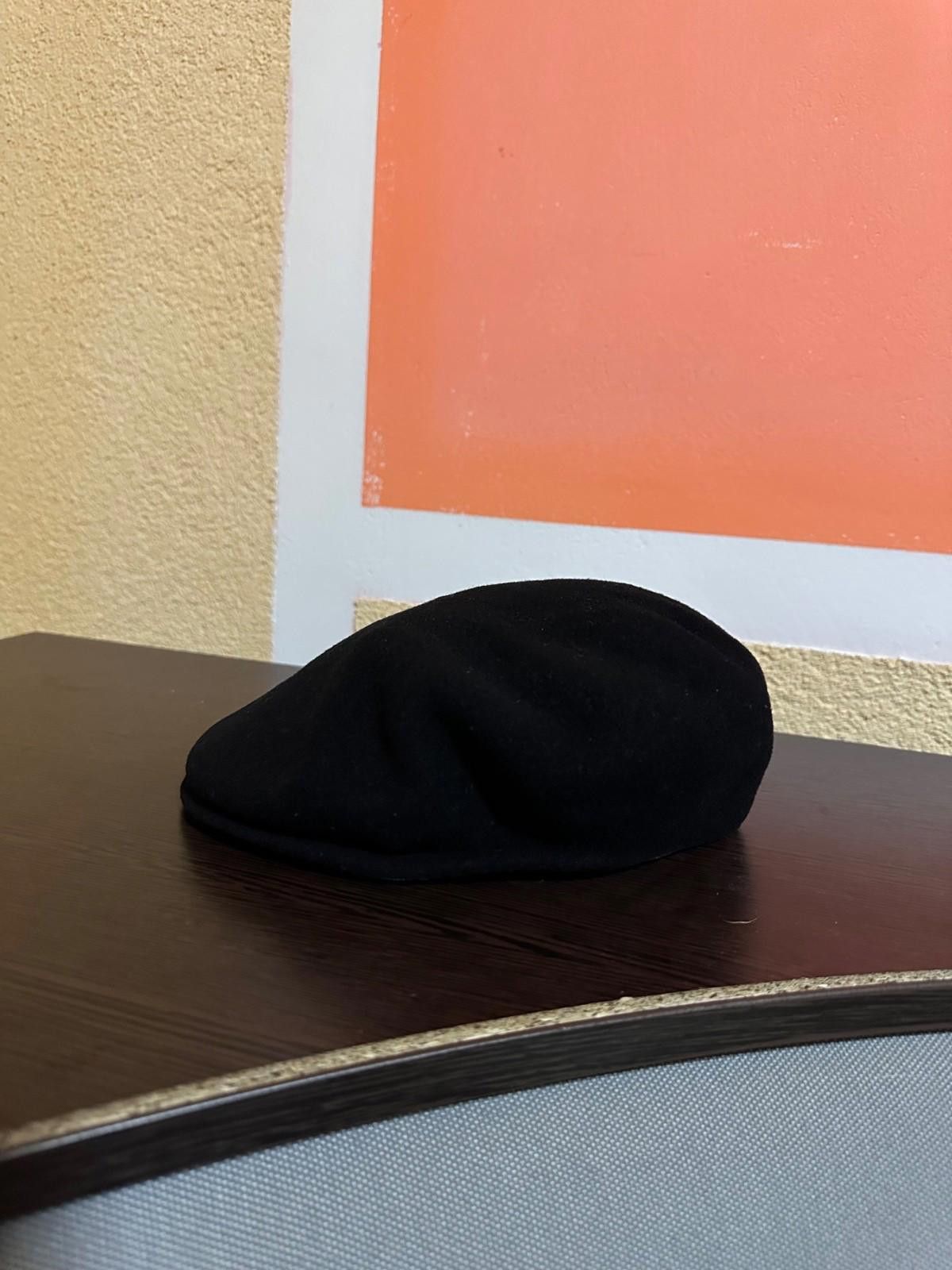Kangol Kangol Hat Cap Fitted Mens Medium Black Wool 504 Beret Vinta Size ONE SIZE - 2 Thumbnail