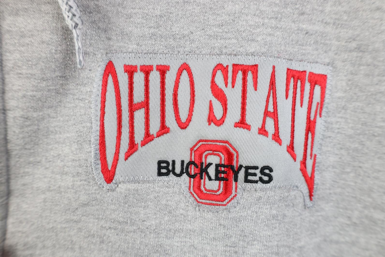 Vintage Vintage 90s Ohio State University Full Zip Hoodie Sweatshirt Size US XXL / EU 58 / 5 - 4 Thumbnail
