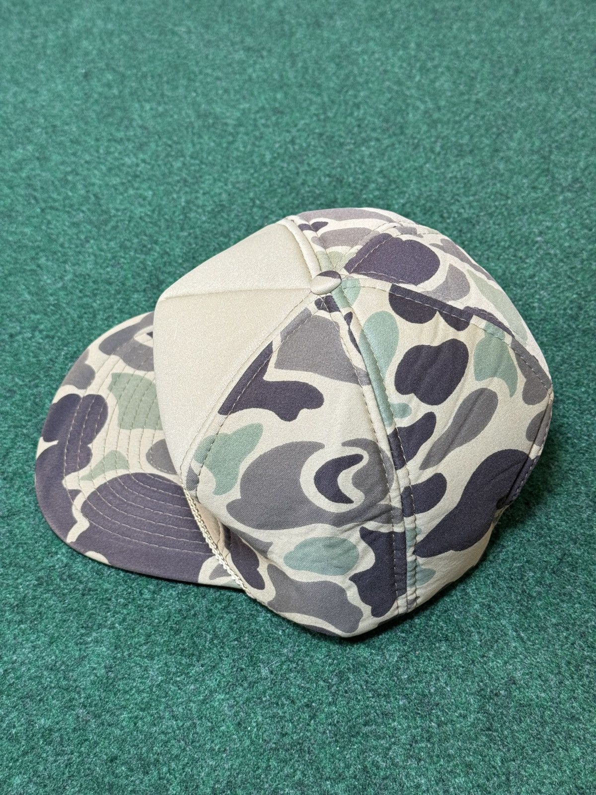 Chevrolet × Vintage Vtg 90s Duck Camo Chevy Like A Rock Snapback Trucker Hat Size ONE SIZE - 2 Thumbnail