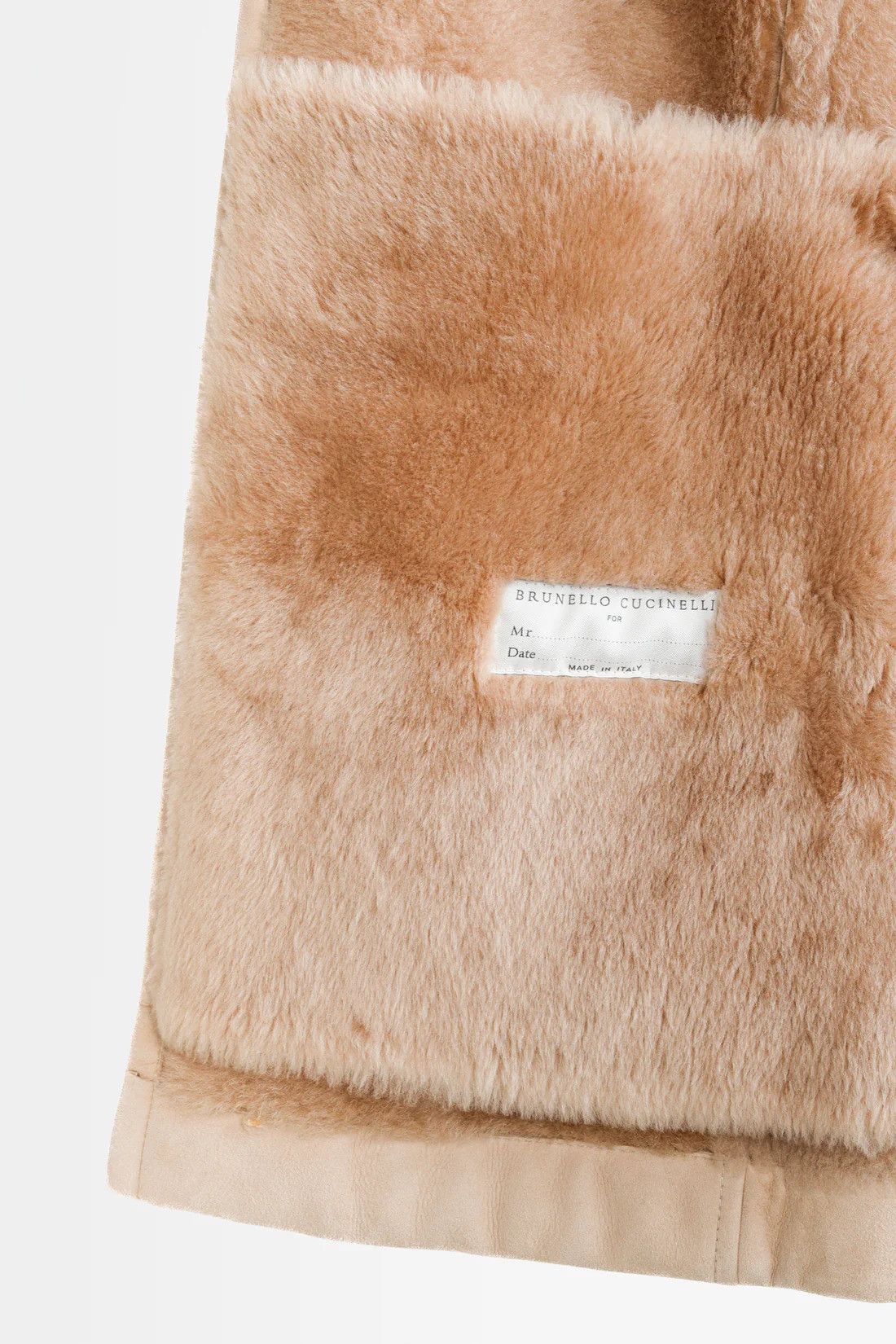Brunello Cucinelli Brunello Cucinelli F/19 Straight Hair Shearling Pea Coat Size US S / EU 44-46 / 1 - 15 Thumbnail