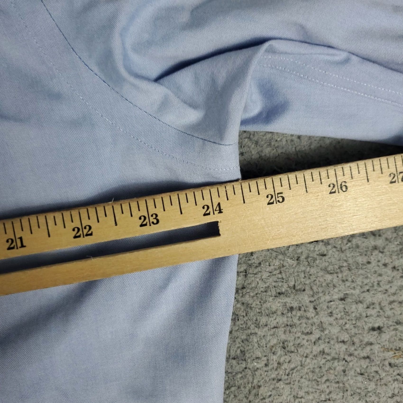Brooks Brothers Brooks Brothers Dress Shirt Mens 16.5 Blue Button Up Long Sleeve Regent Size 46R - 5 Thumbnail