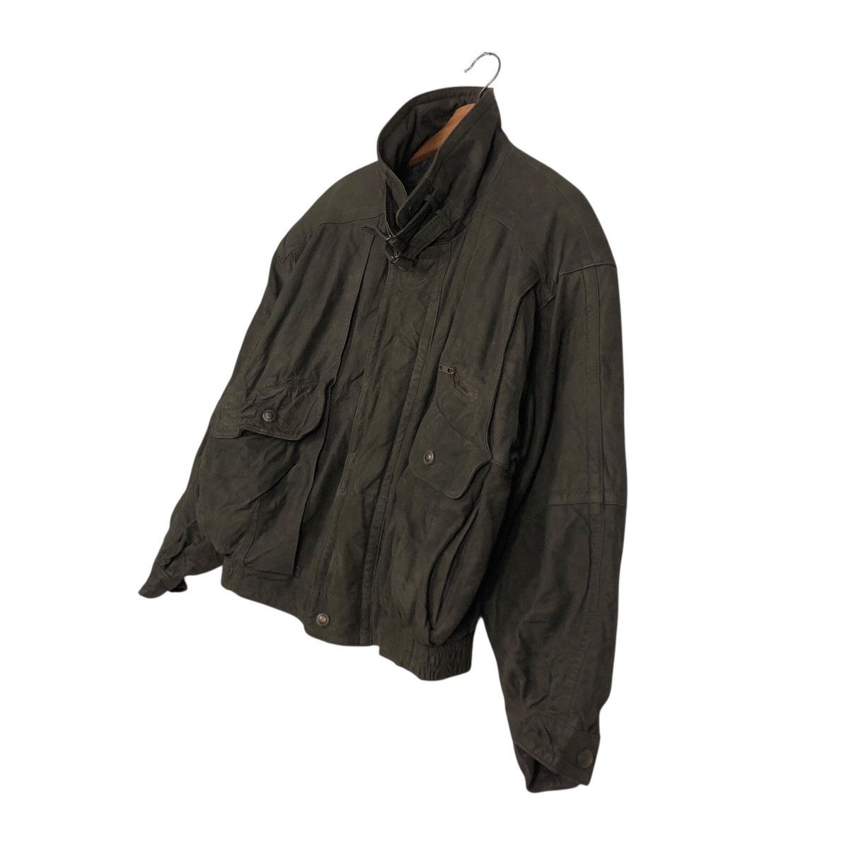 Japanese Brand 📌Vintage Leather Jacket Blanket Unbranded Jpn Issey Miyake Size US M / EU 48-50 / 2 - 3 Thumbnail