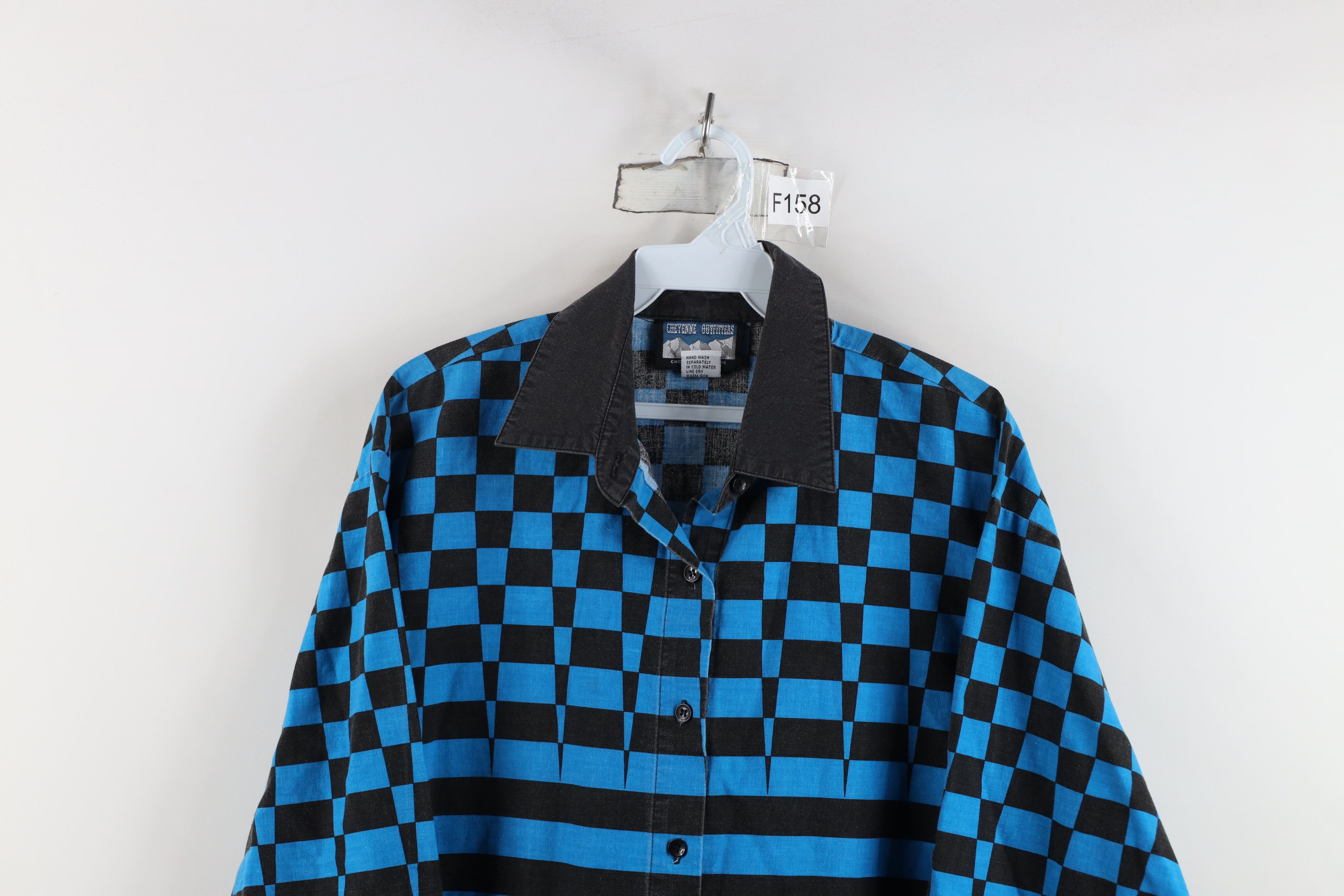 Vintage Vintage 90s Streetwear Checkered Western Button Shirt Size M / US 6-8 / IT 42-44 - 2 Thumbnail