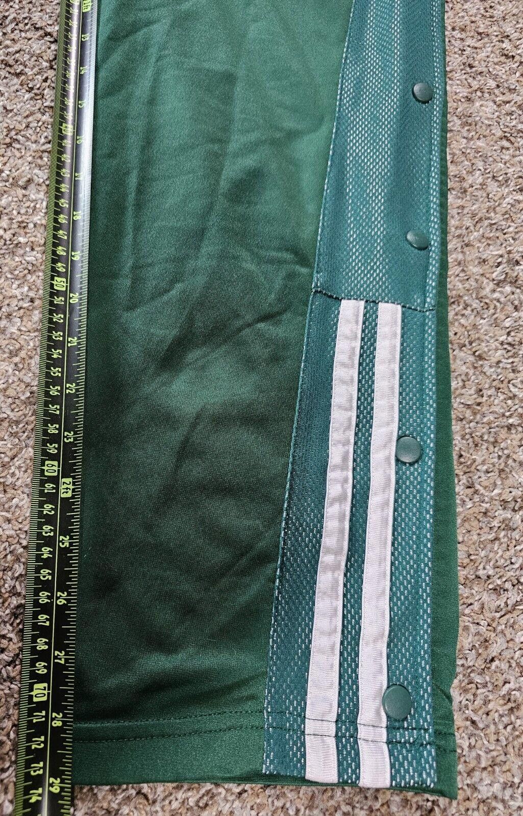 Designer green warm up tear away athletic pants Size US 32 / EU 48 - 6 Thumbnail