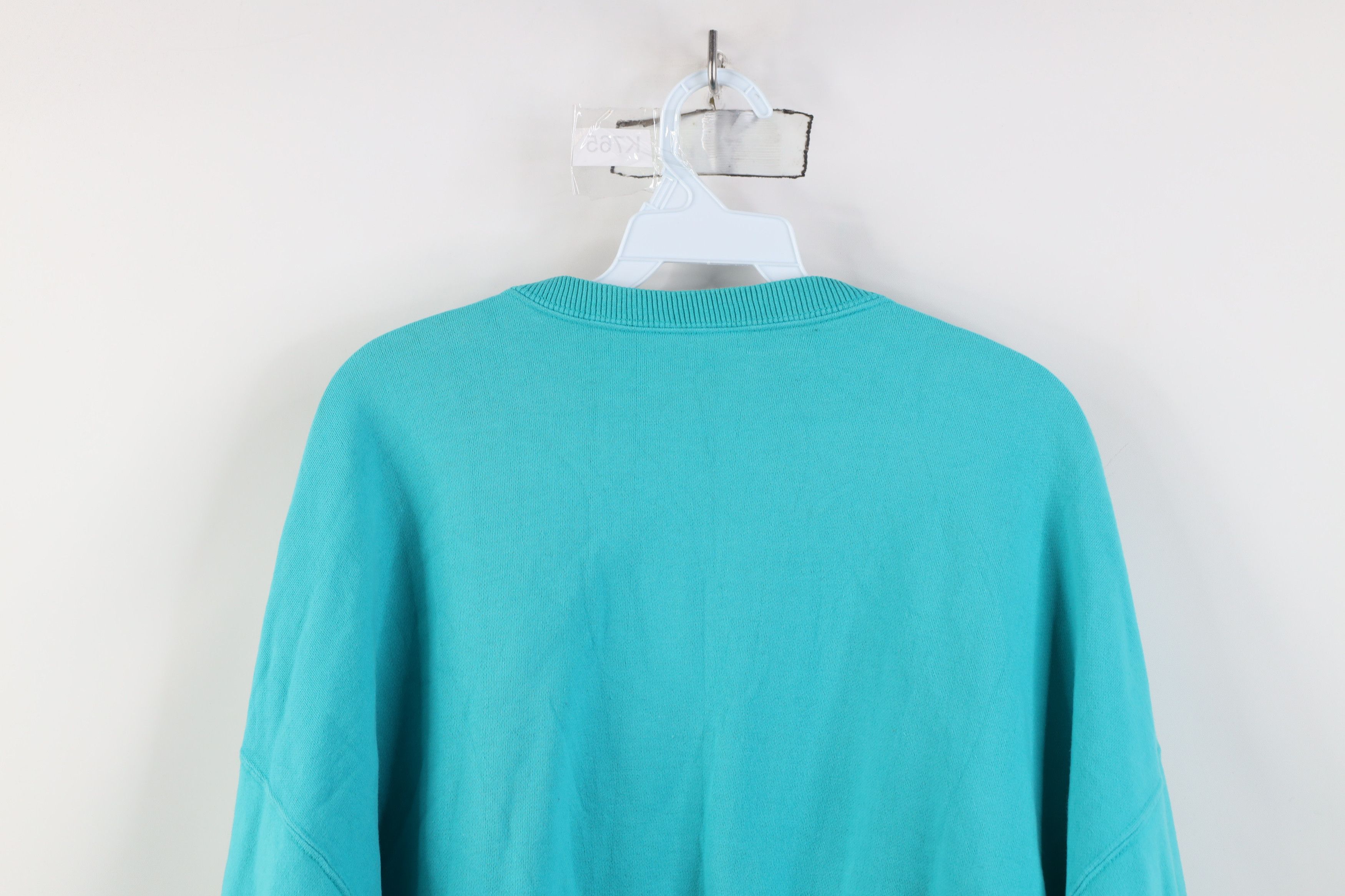 Ocean Pacific Vintage 90s Ocean Pacific Surfing Baggy Sweatshirt Teal Size US L / EU 52-54 / 3 - 11 Thumbnail