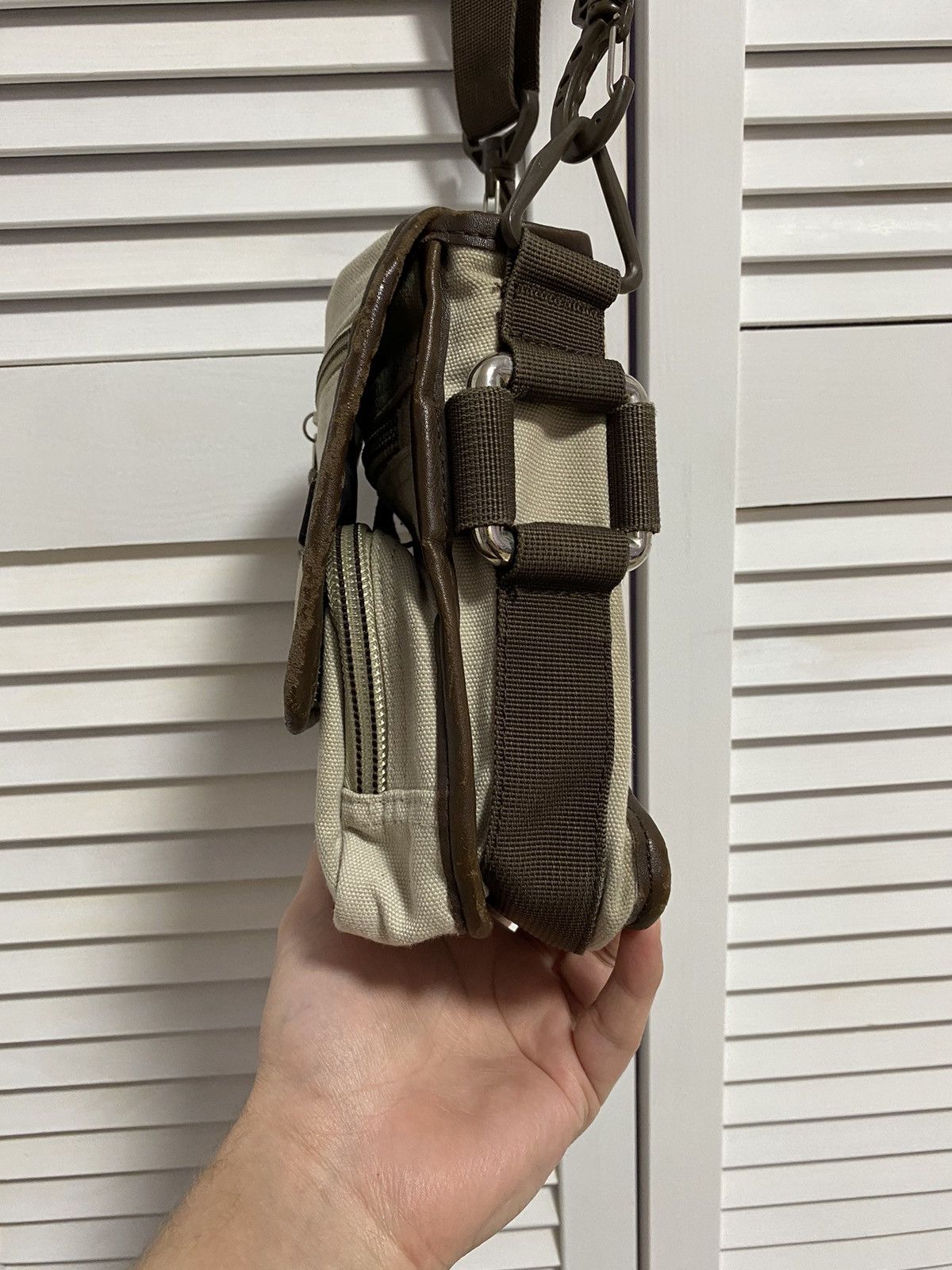 Diesel Vintage Bag Messenger DIESEL Metal Multi Pocket Cargo Y2K Size ONE SIZE - 4 Thumbnail